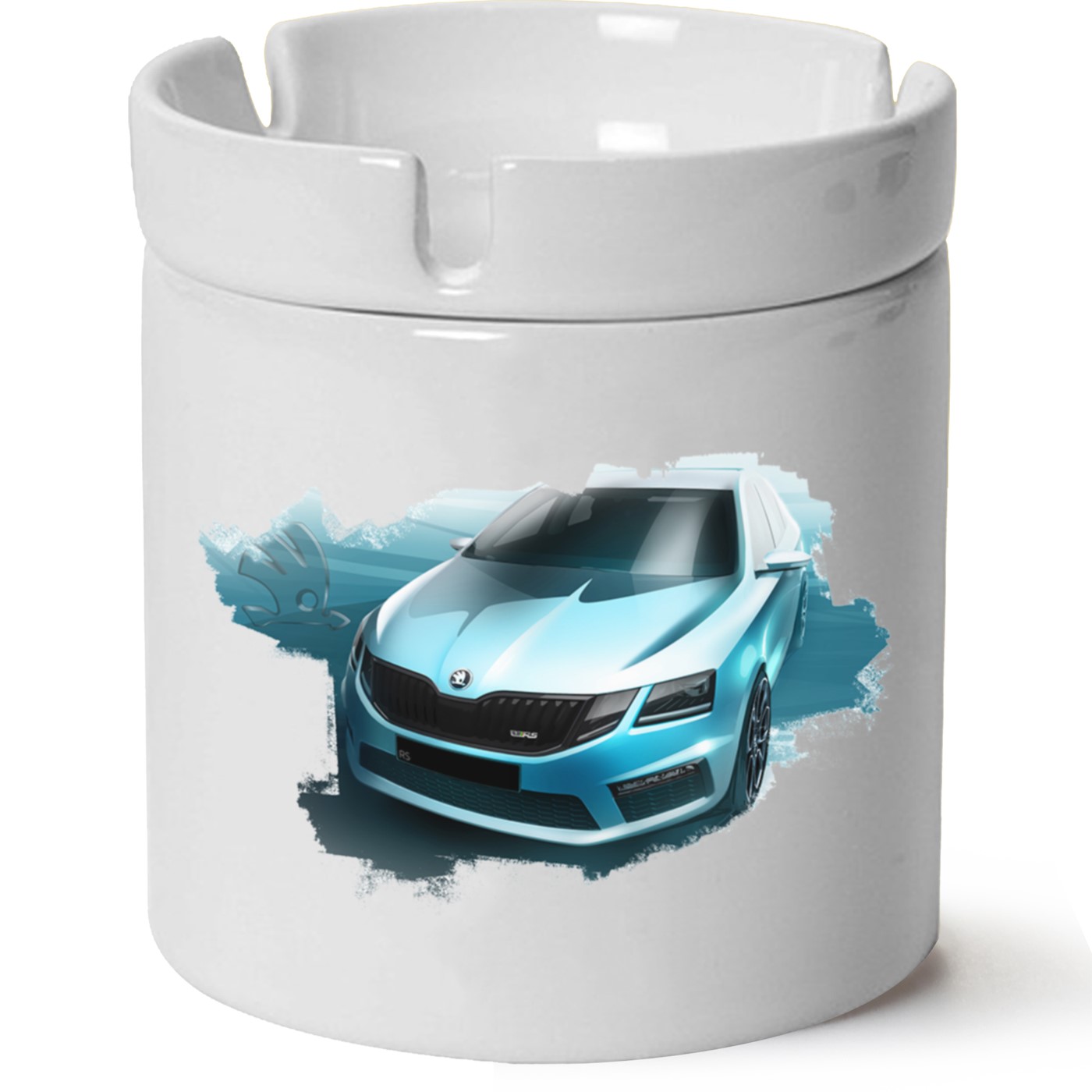 Skoda OctaviaA7 Baskılı Porselen At Söndür Küllük