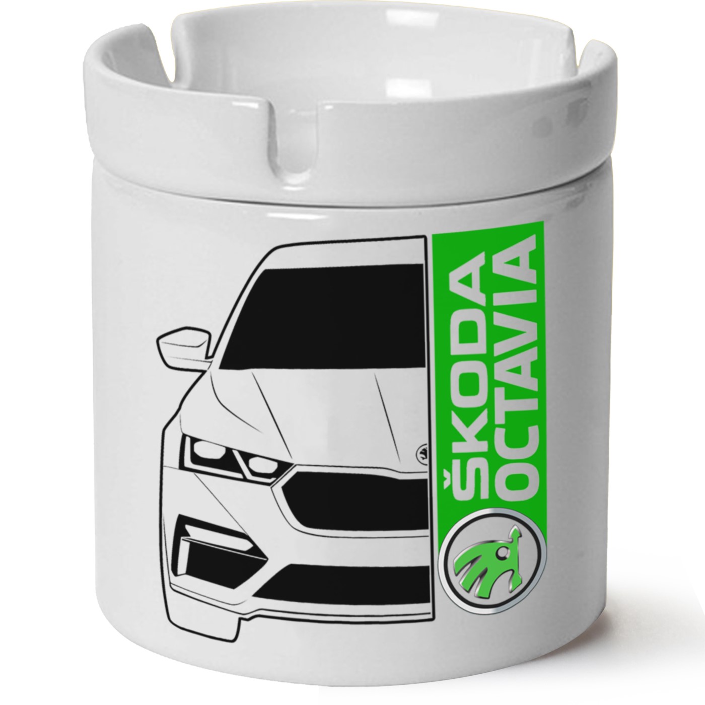 Skoda Octaviaa8 Baskılı Porselen At Söndür Küllük