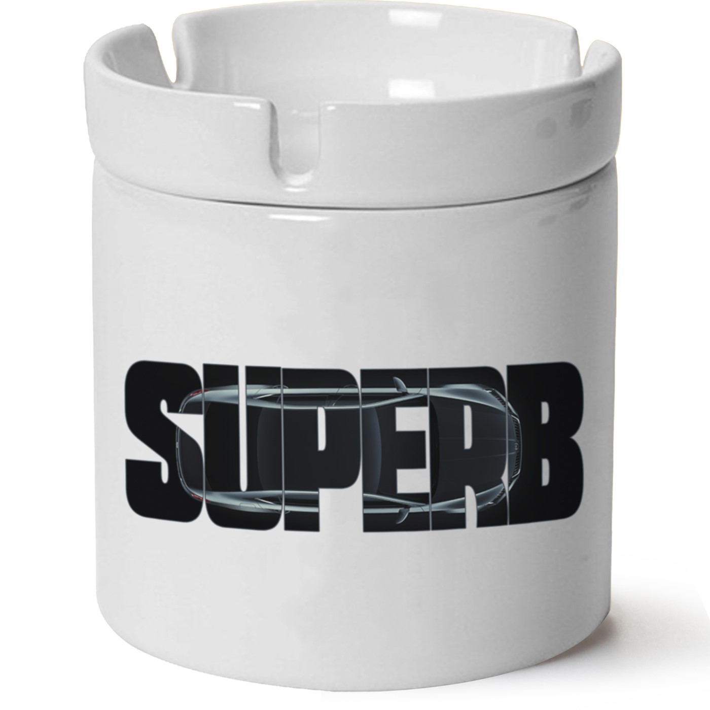 Skoda SuperBB7 Baskılı Porselen At Söndür Küllük