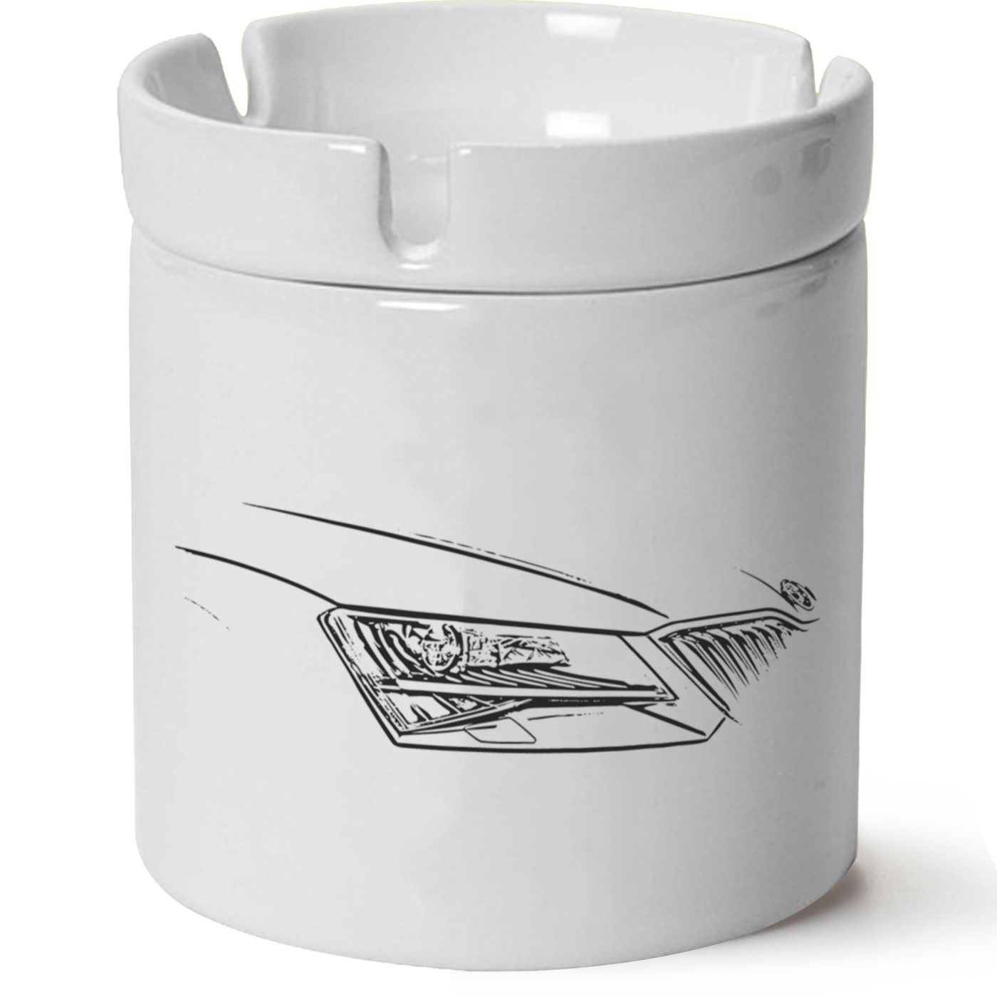 Skoda SuperBB7 Baskılı Porselen At Söndür Küllük