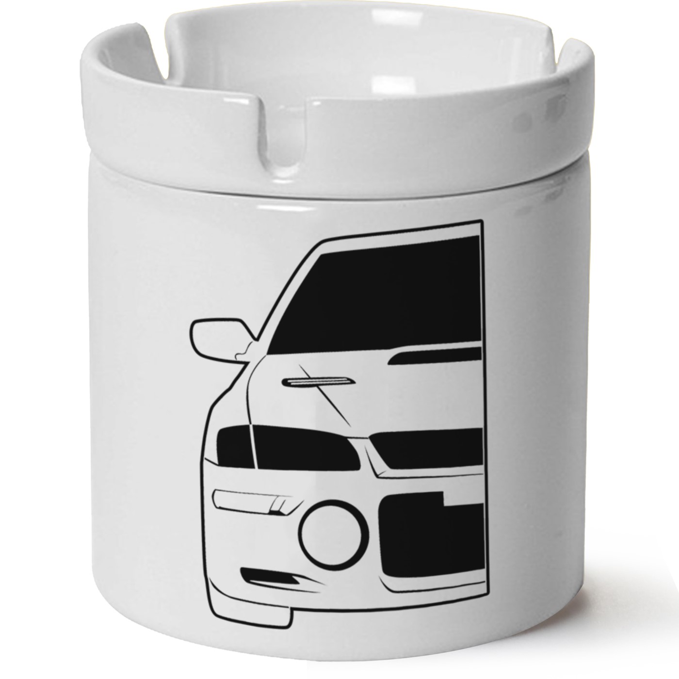 Subaru Baskılı Porselen At Söndür Küllük