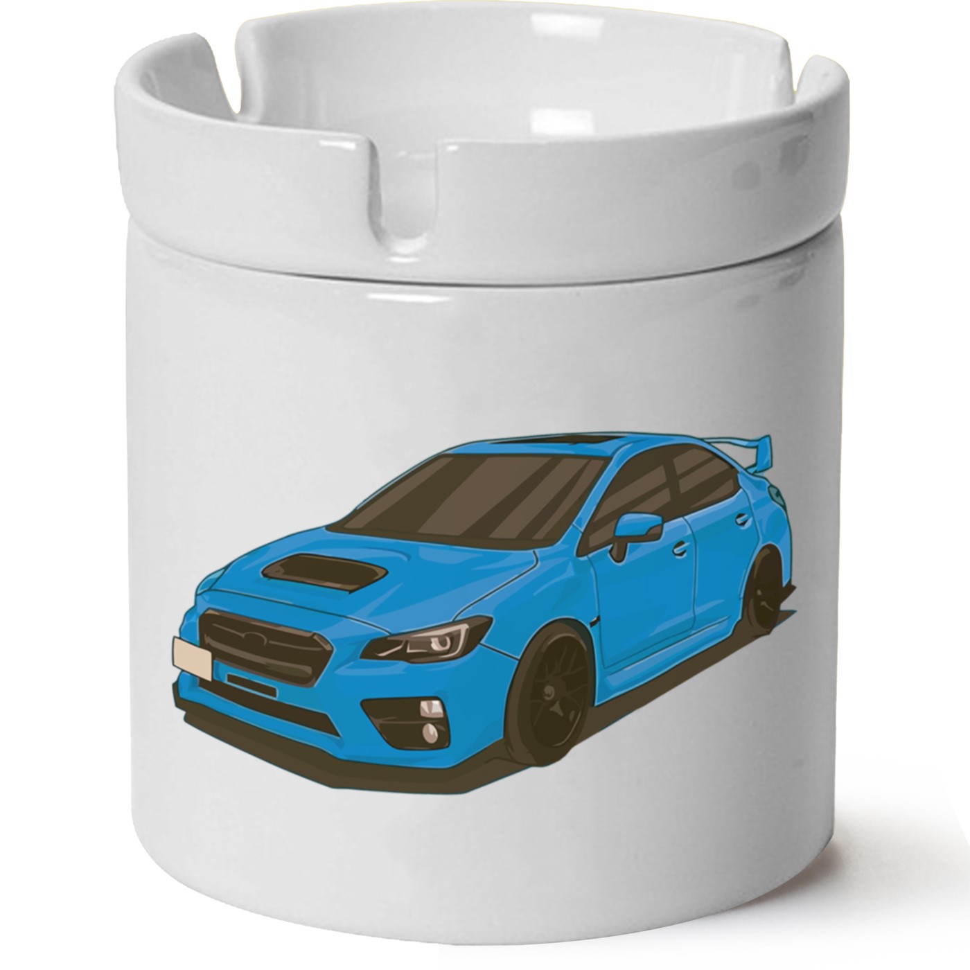 Subaru Baskılı Porselen At Söndür Küllük