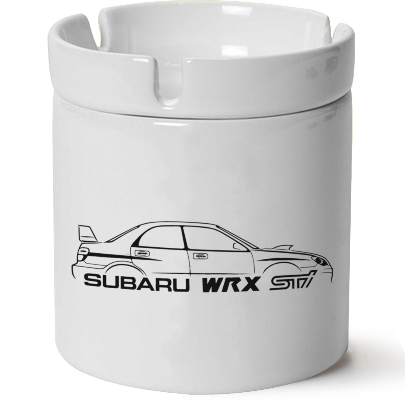 Subaru Baskılı Porselen At Söndür Küllük