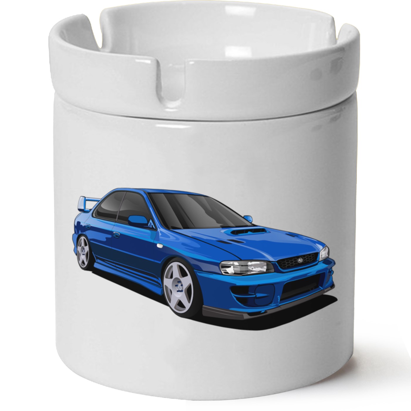 Subaru Baskılı Porselen At Söndür Küllük