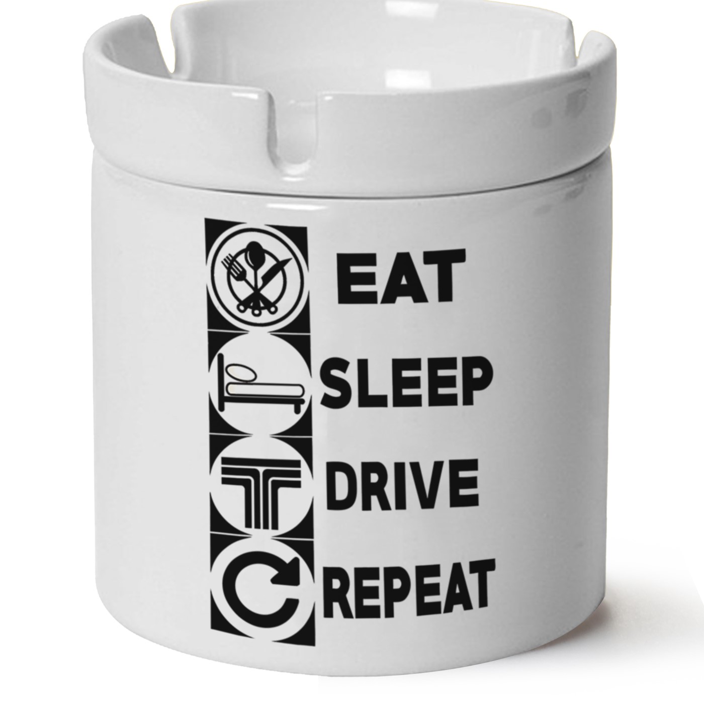 Tofaş Logo Baskılı Porselen At Söndür Küllük