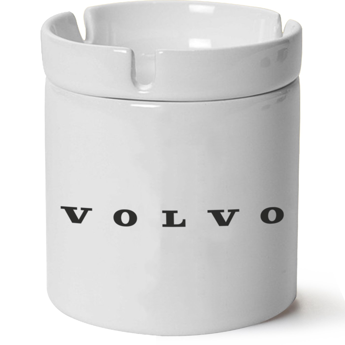 Volvo Logo Baskılı Porselen At Söndür Küllük