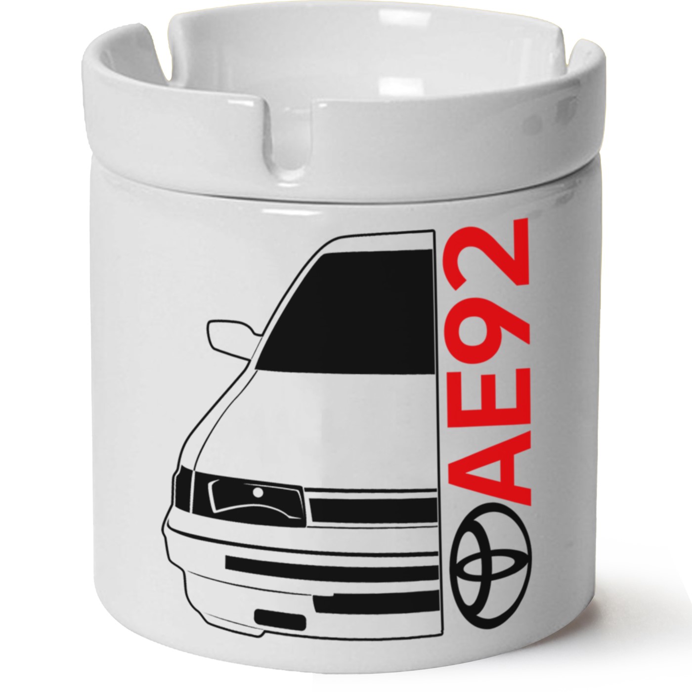 Toyota Ae92 Baskılı Porselen At Söndür Küllük