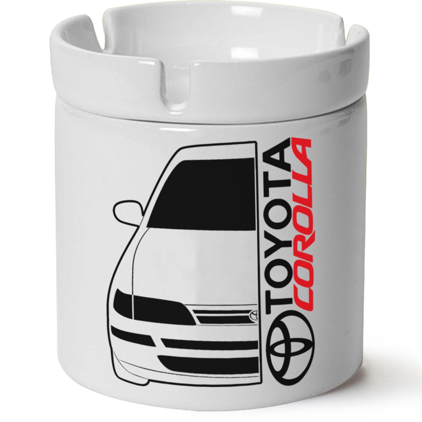 Toyota Corollae100 Baskılı Porselen At Söndür Küllük