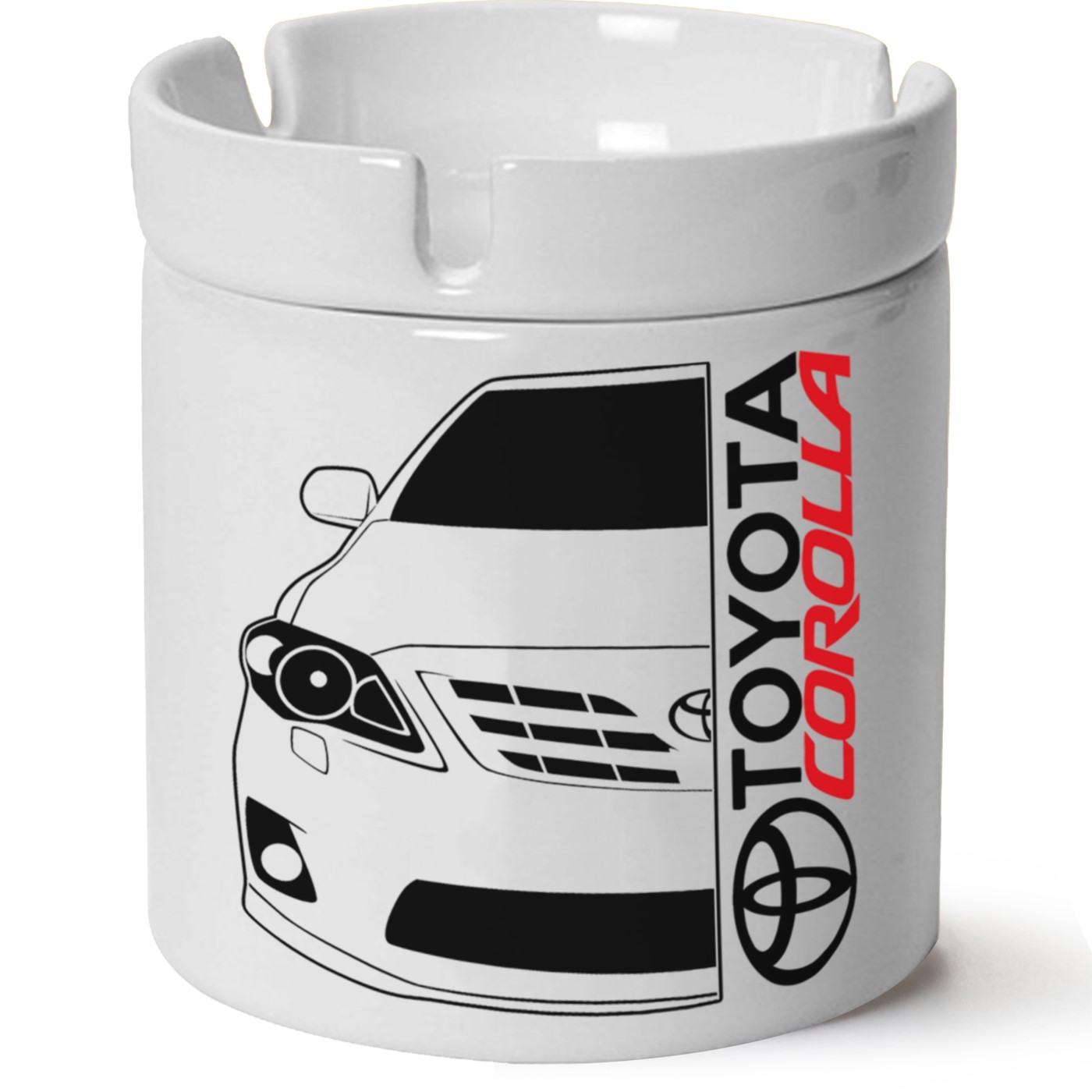 Toyota Corollae140 Baskılı Porselen At Söndür Küllük