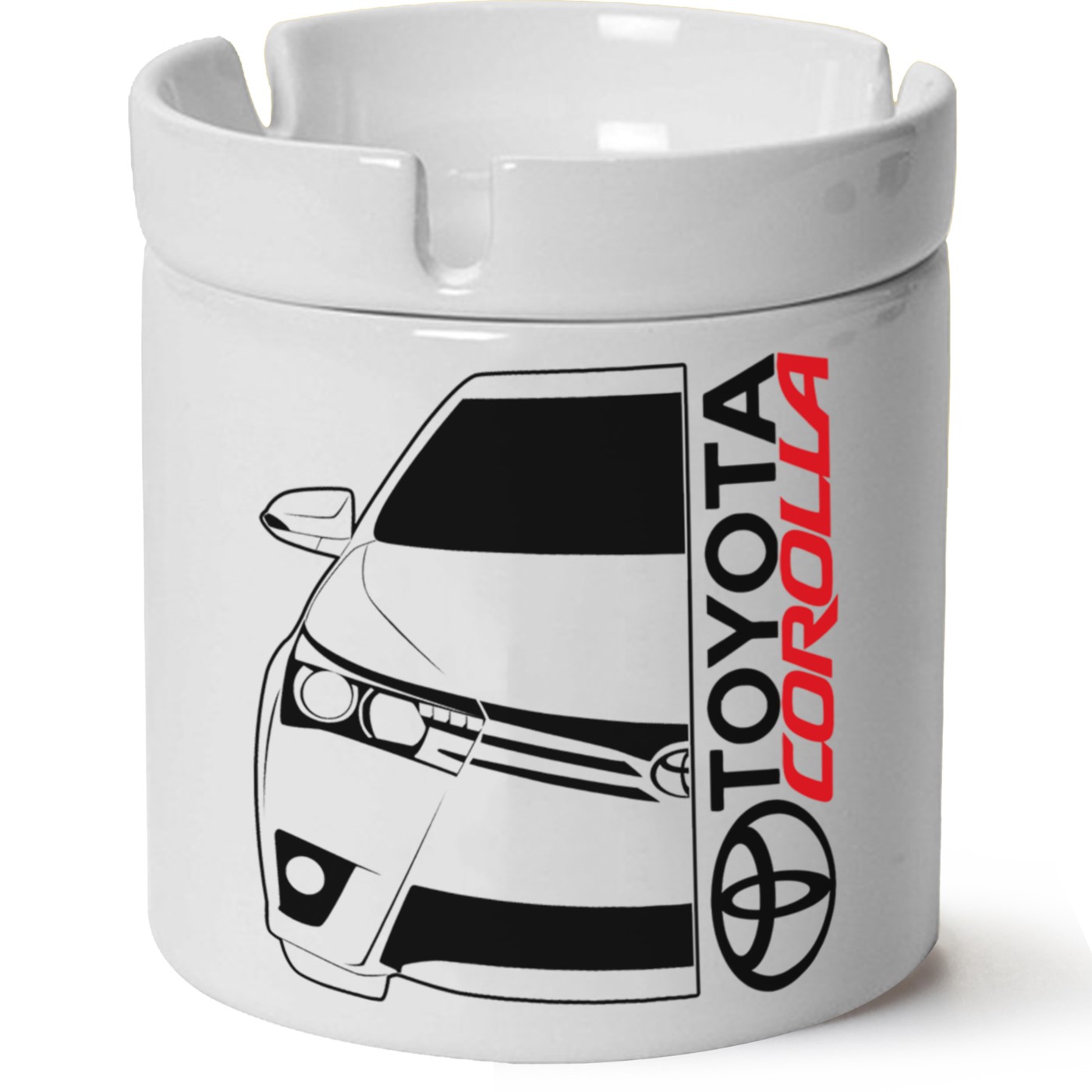 Toyota Corollae150 Baskılı Porselen At Söndür Küllük