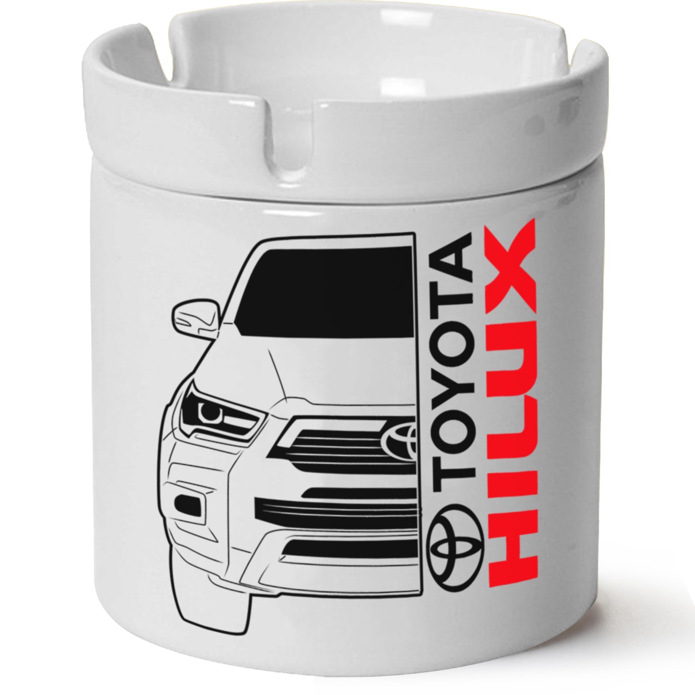 Toyota Hilux Baskılı Porselen At Söndür Küllük