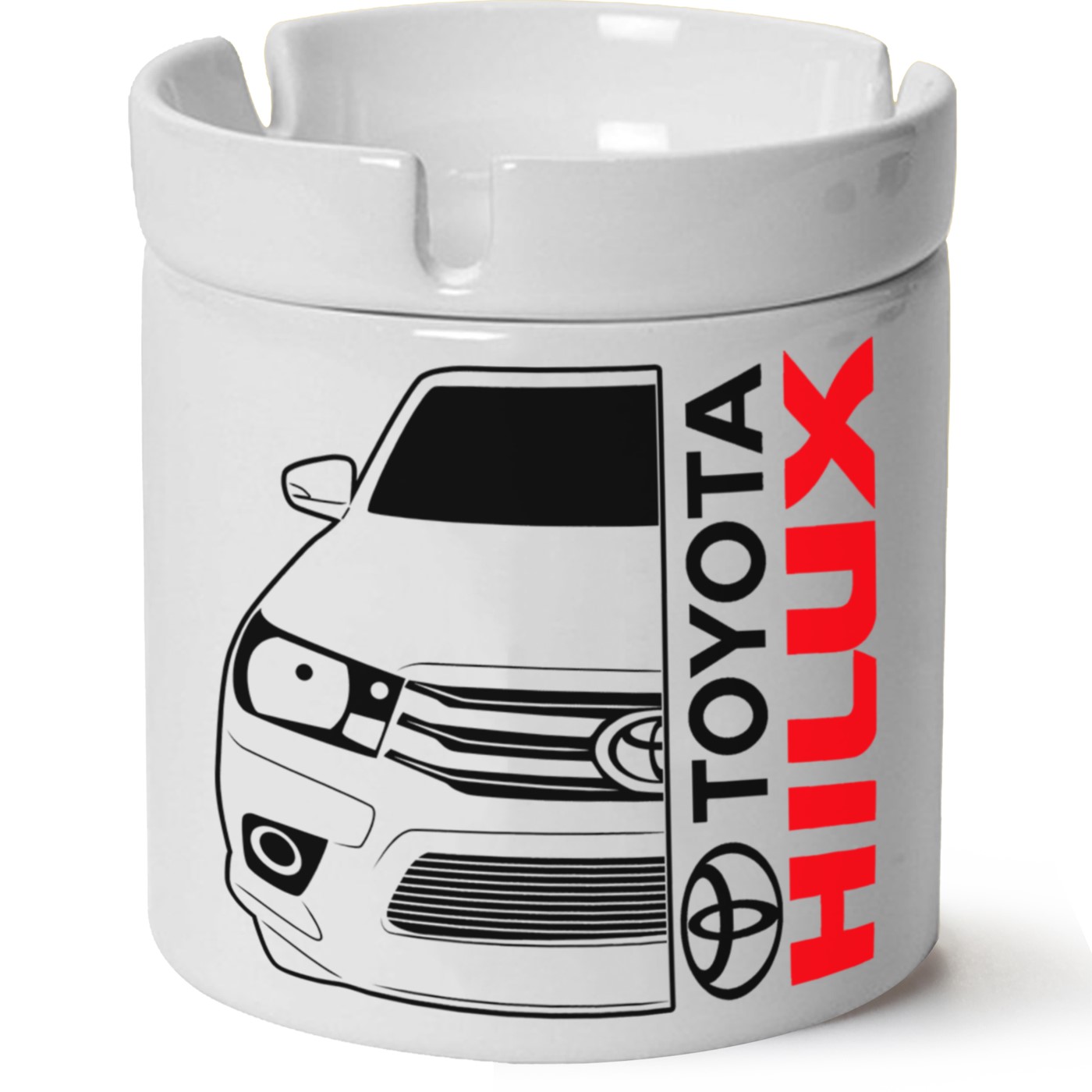 Toyota Hilux Baskılı Porselen At Söndür Küllük