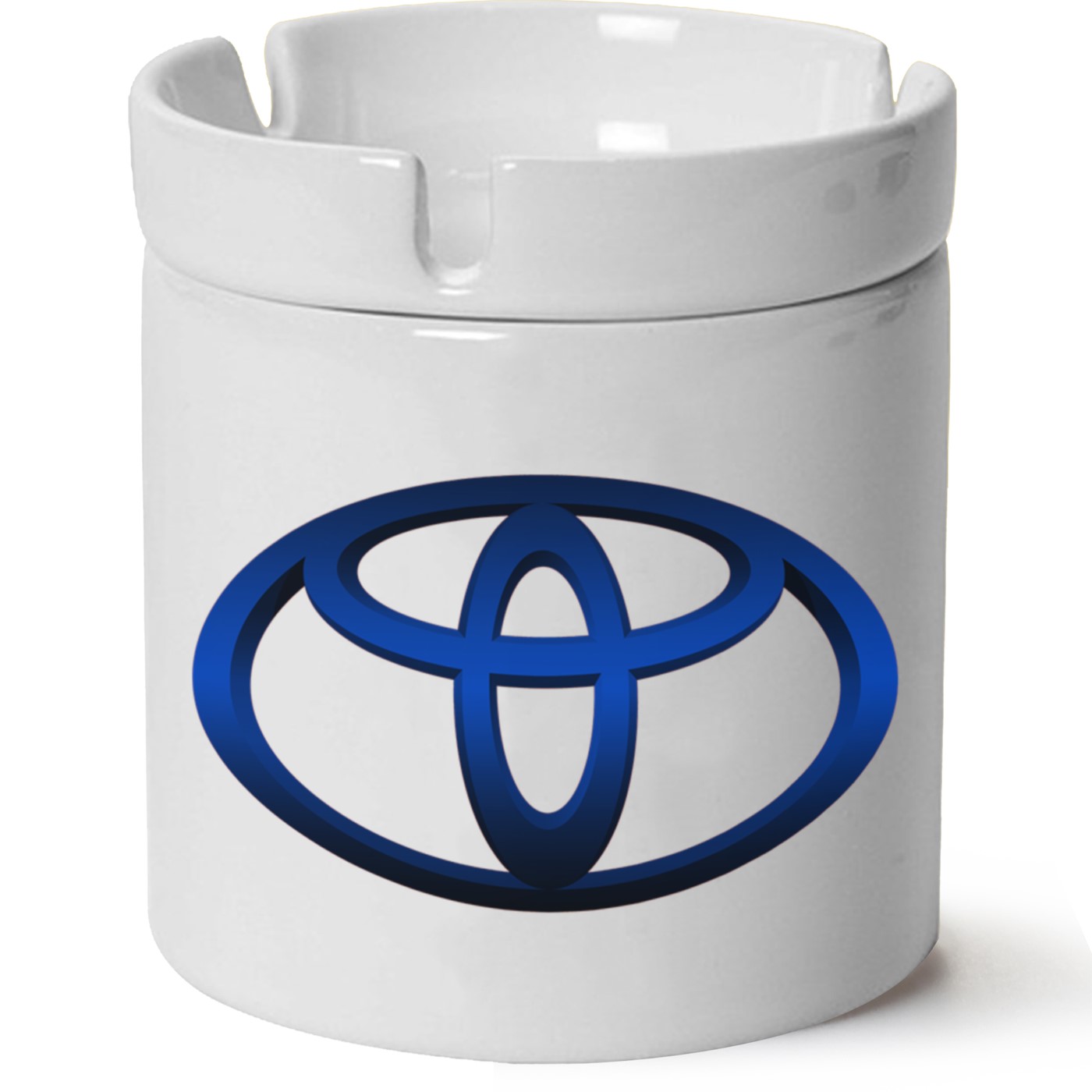 Toyota Logo Baskılı Porselen At Söndür Küllük