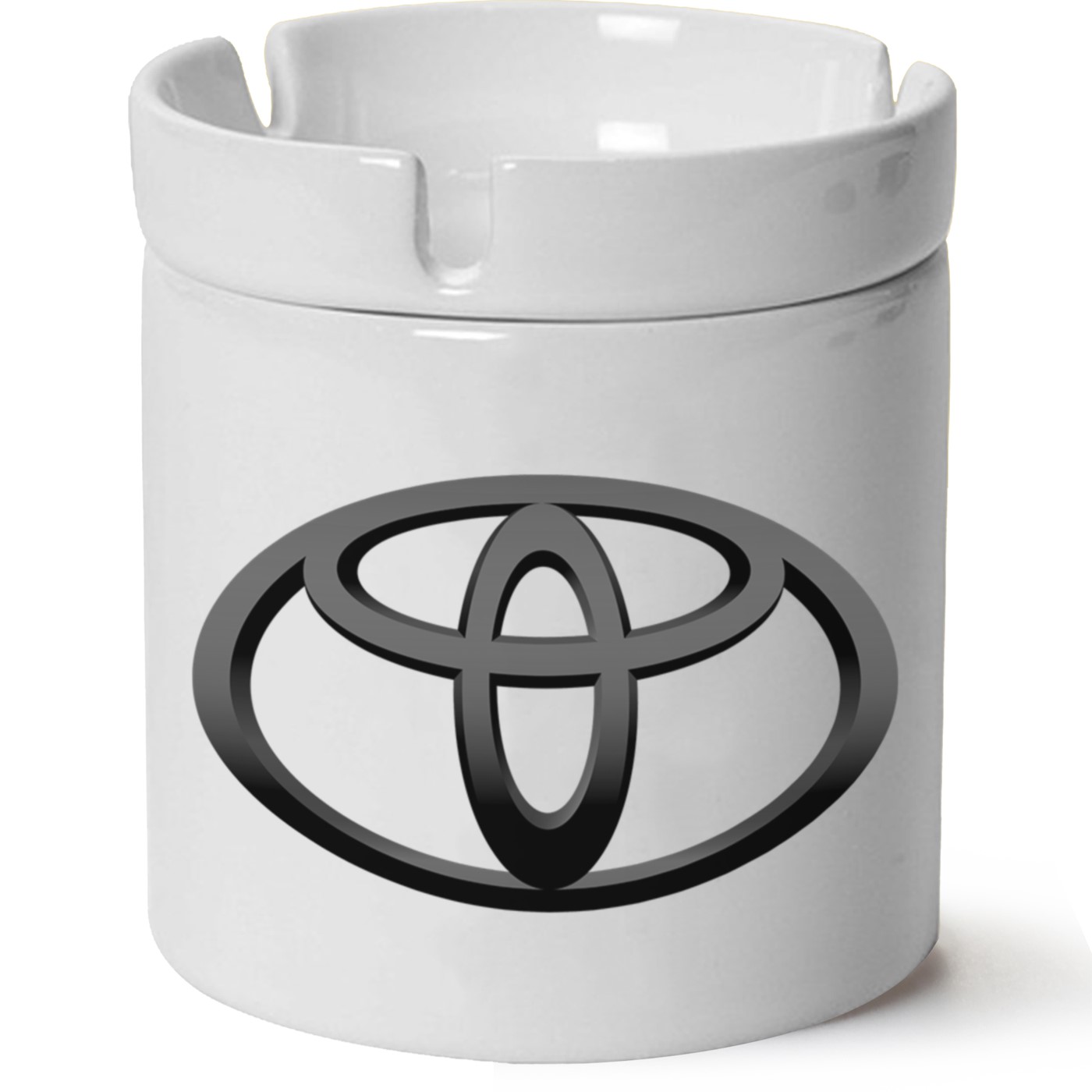 Toyota Logo Baskılı Porselen At Söndür Küllük