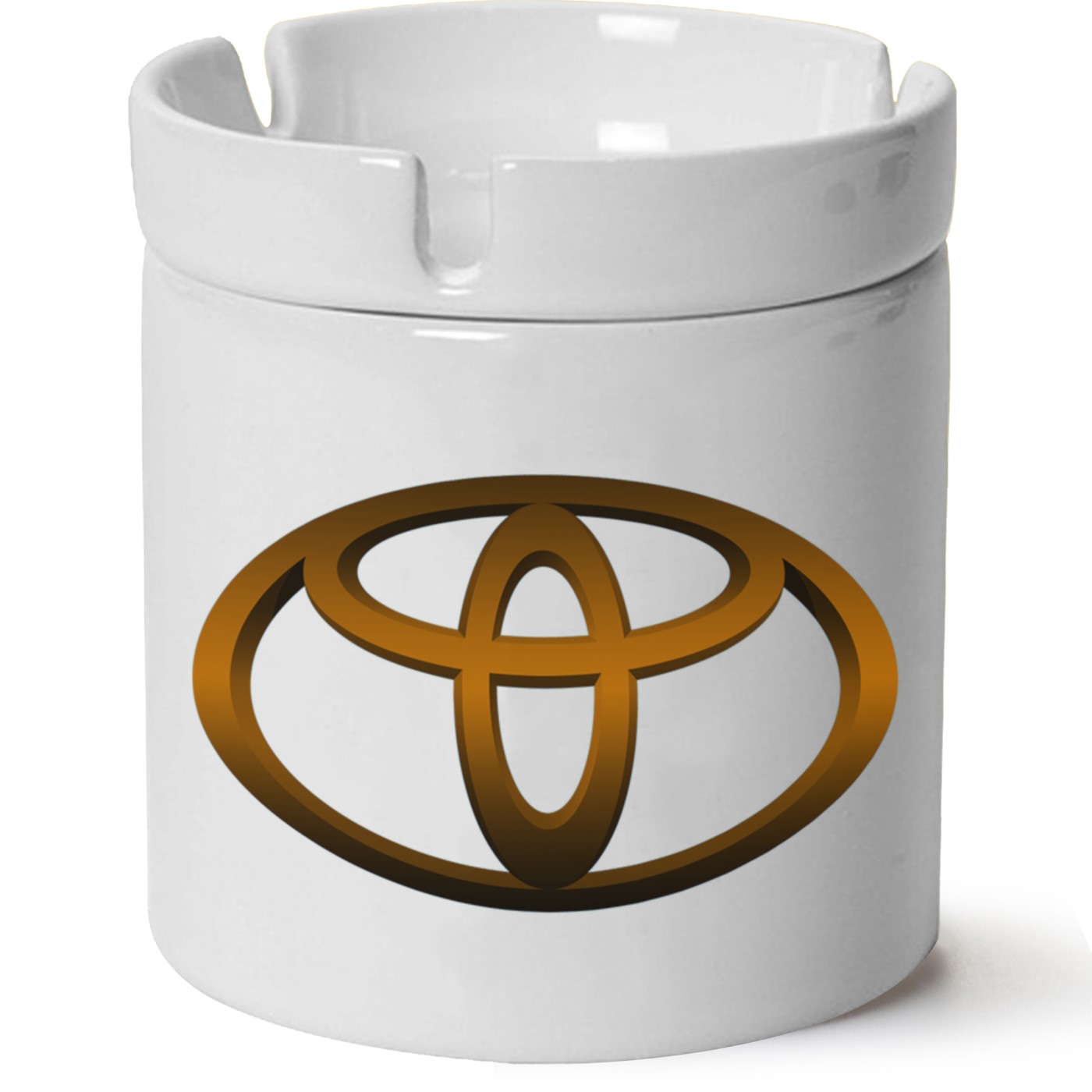 Toyota Logo Baskılı Porselen At Söndür Küllük