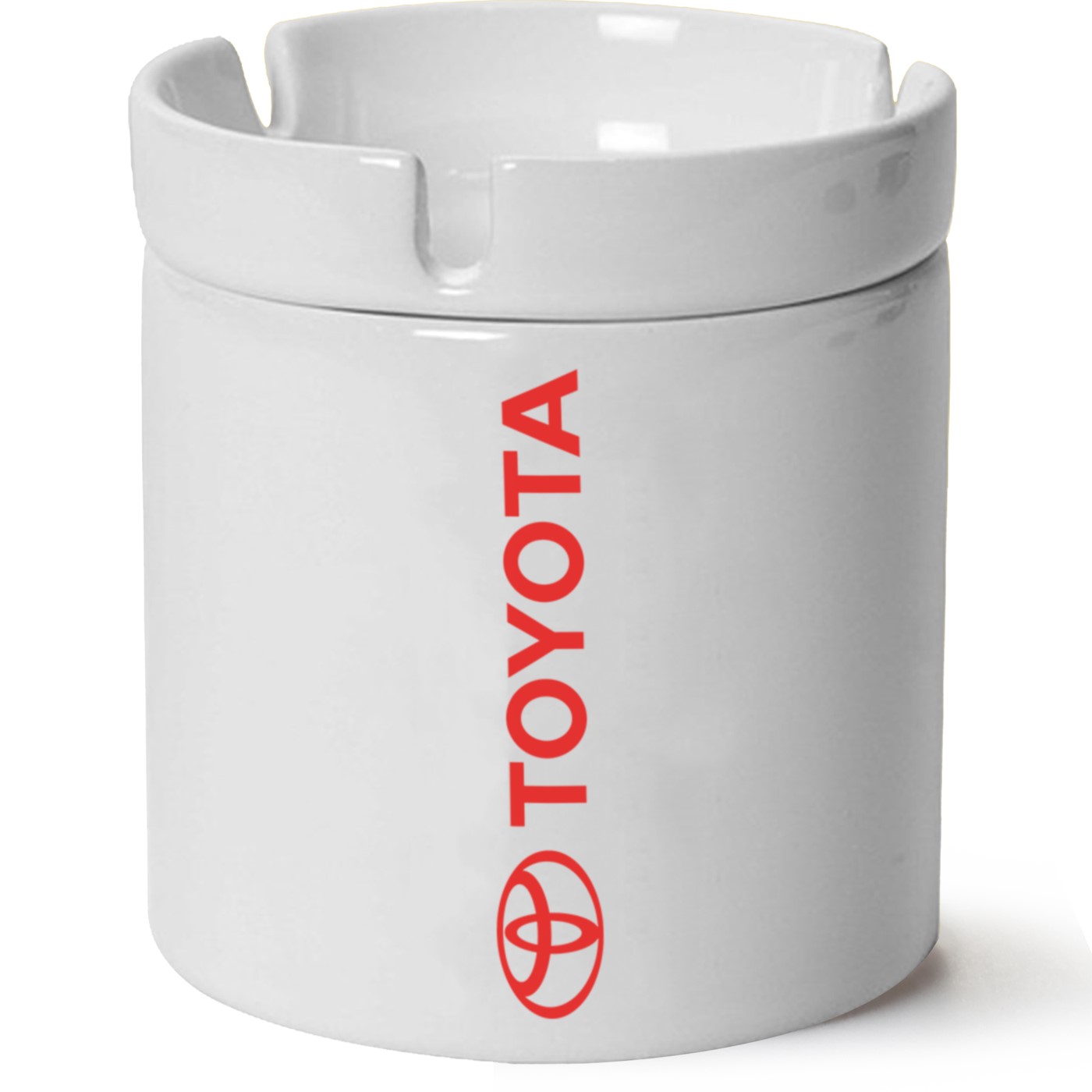 Toyota Logo Baskılı Porselen At Söndür Küllük