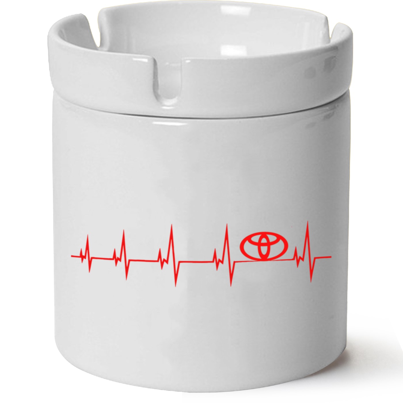 Toyota Logo Baskılı Porselen At Söndür Küllük