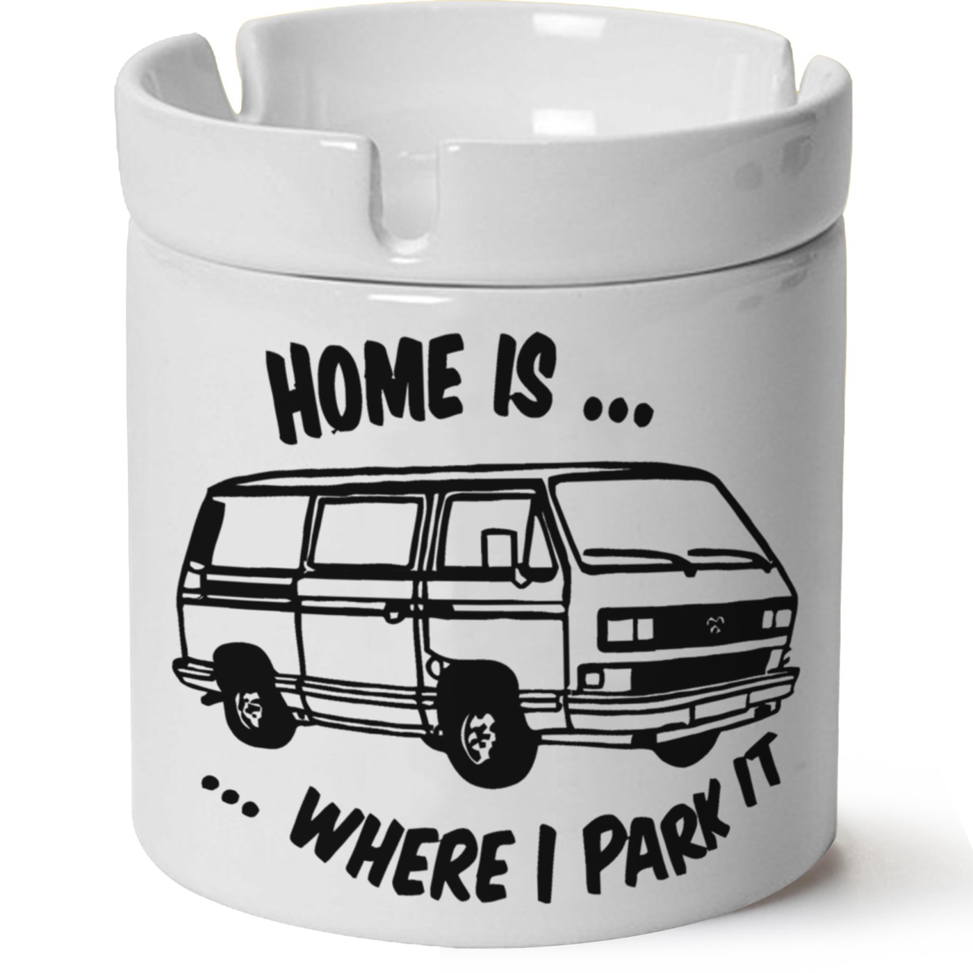 Vw Transporter T3 Baskılı Porselen At Söndür Küllük