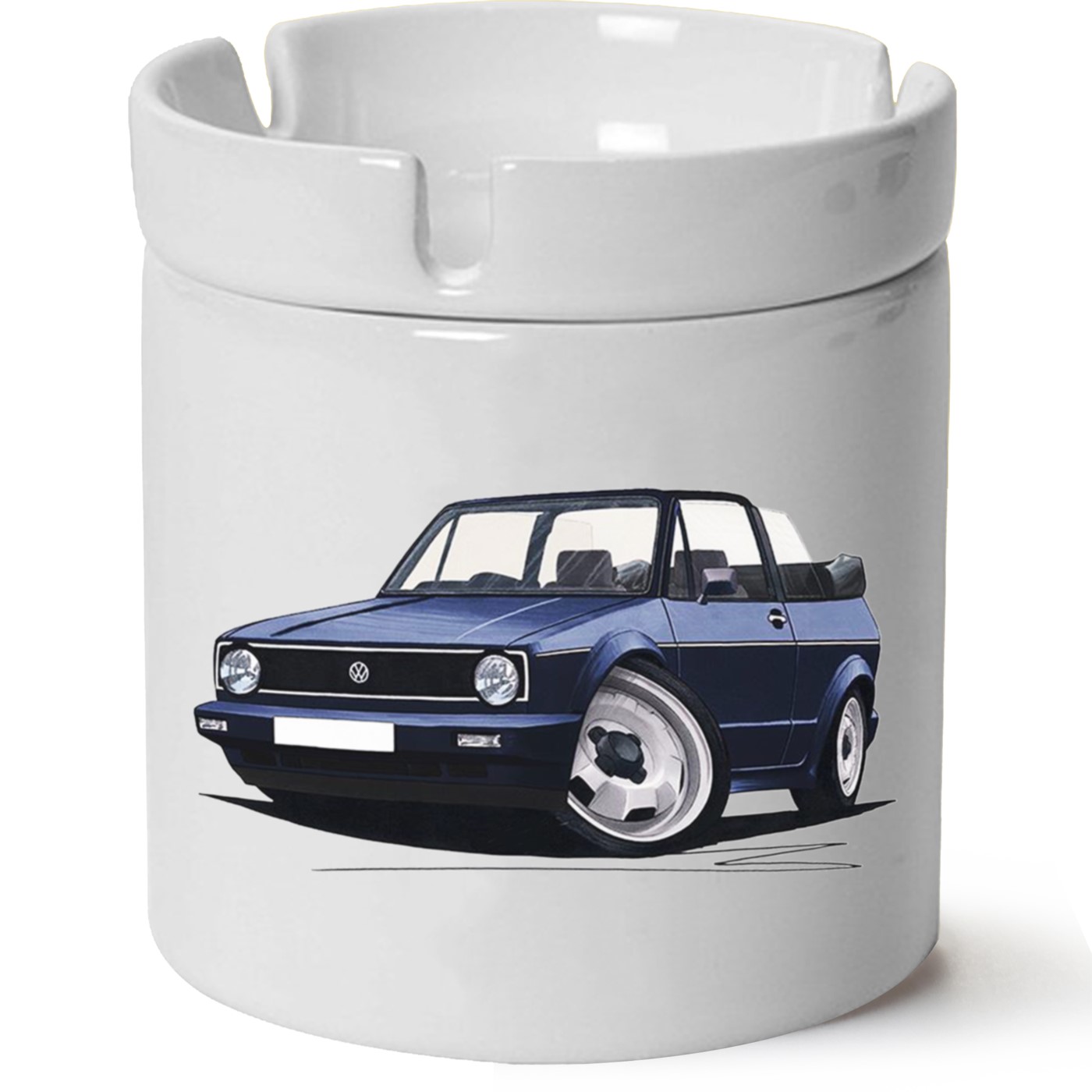 Vw Golf 1 Baskılı Porselen At Söndür Küllük