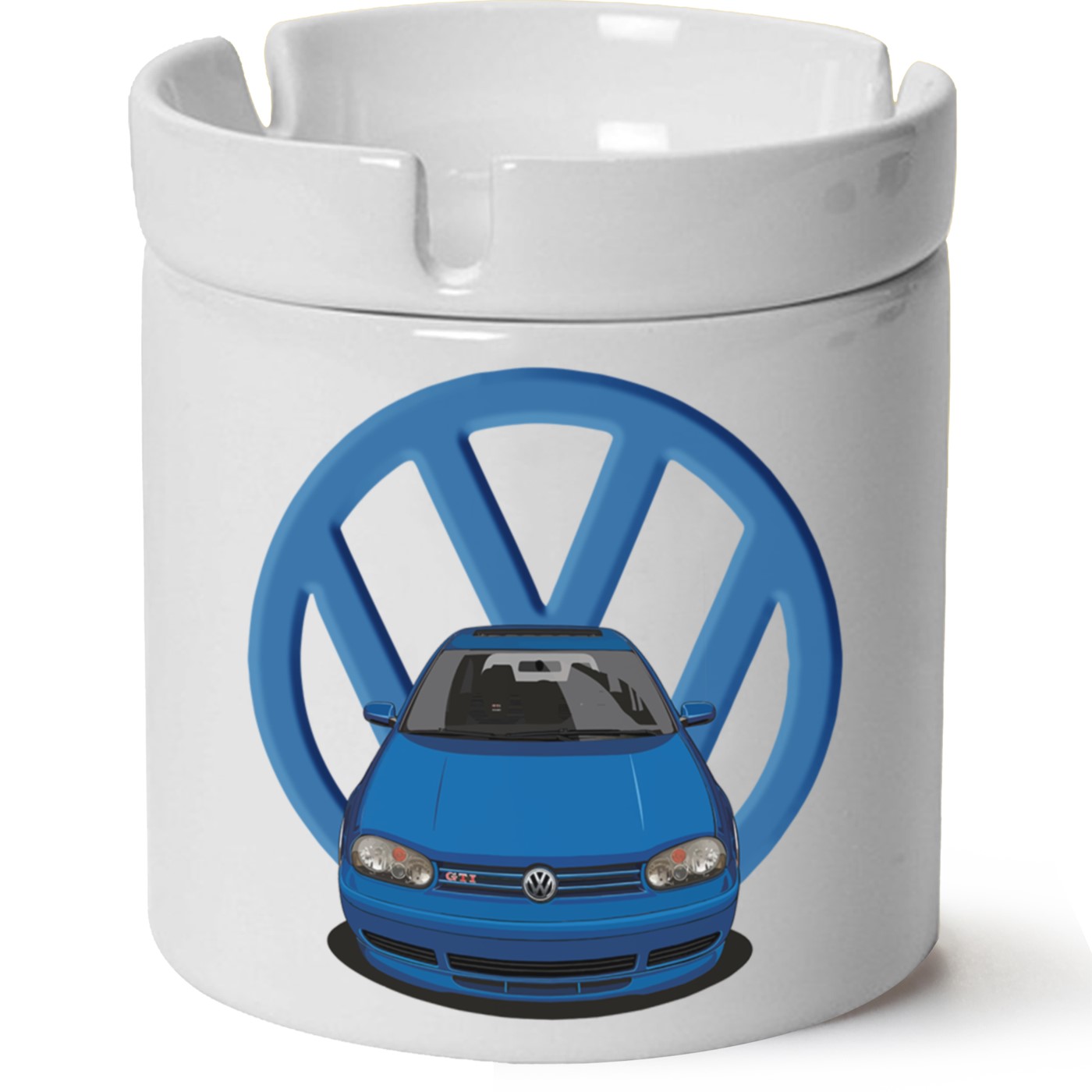 Vw Golf 4 Baskılı Porselen At Söndür Küllük