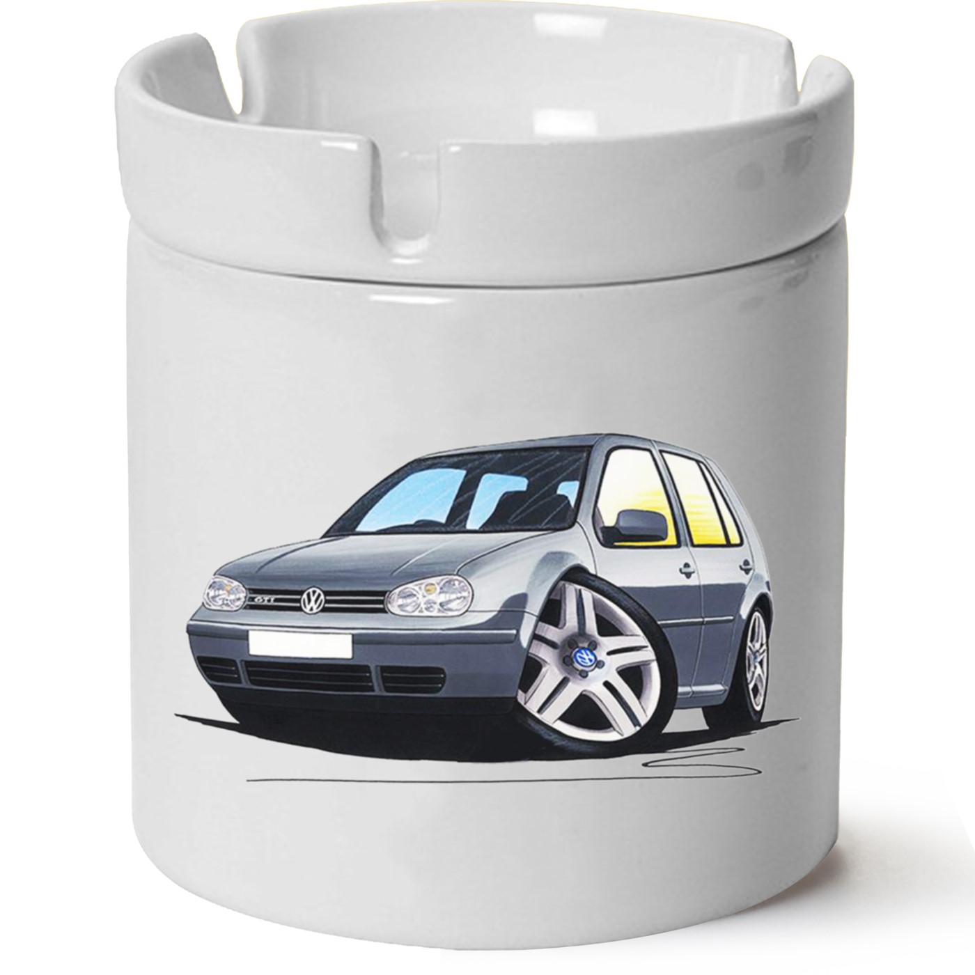 Vw Golf 4 Baskılı Porselen At Söndür Küllük