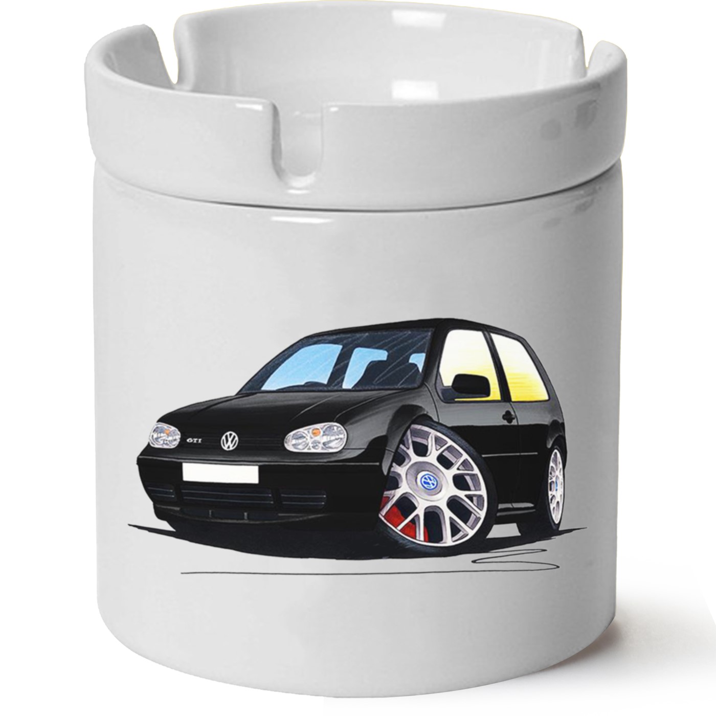 Vw Golf 4 Baskılı Porselen At Söndür Küllük