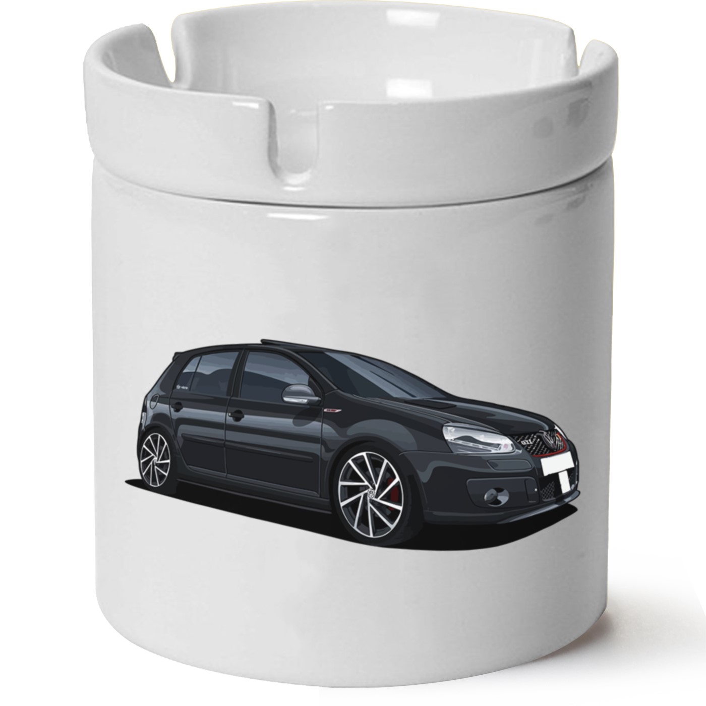 Vw Golf 6 Baskılı Porselen At Söndür Küllük