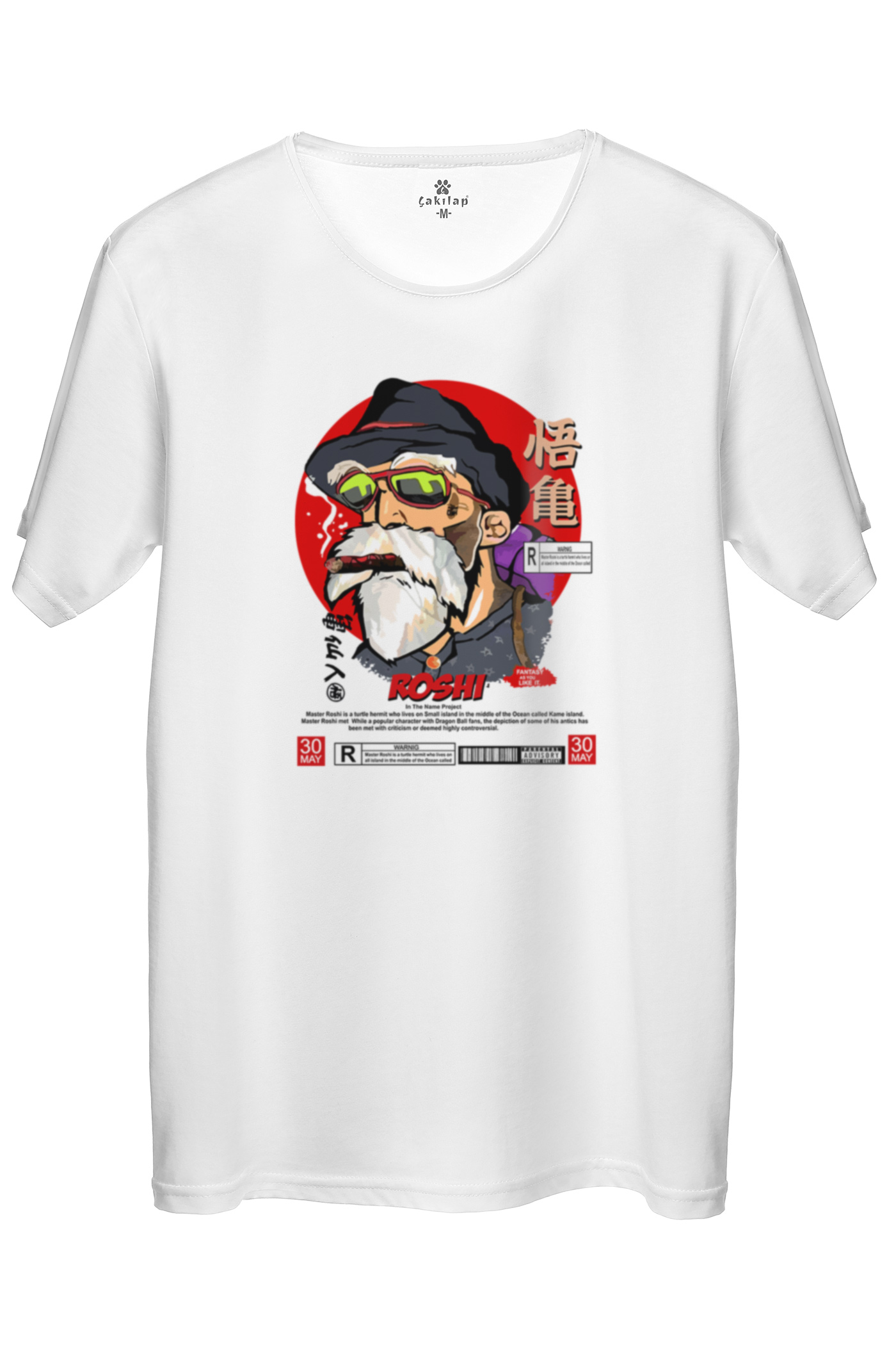 Mr.Roshi Baskılı Regular Tişört