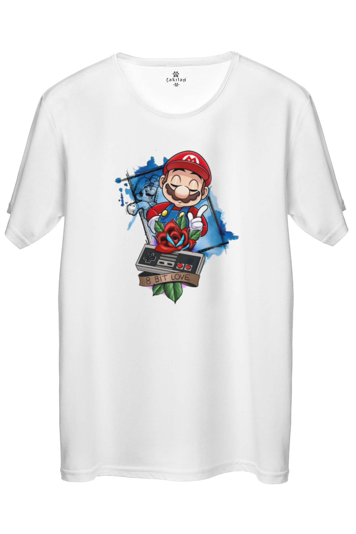 Mario Baskılı Regular Tişört