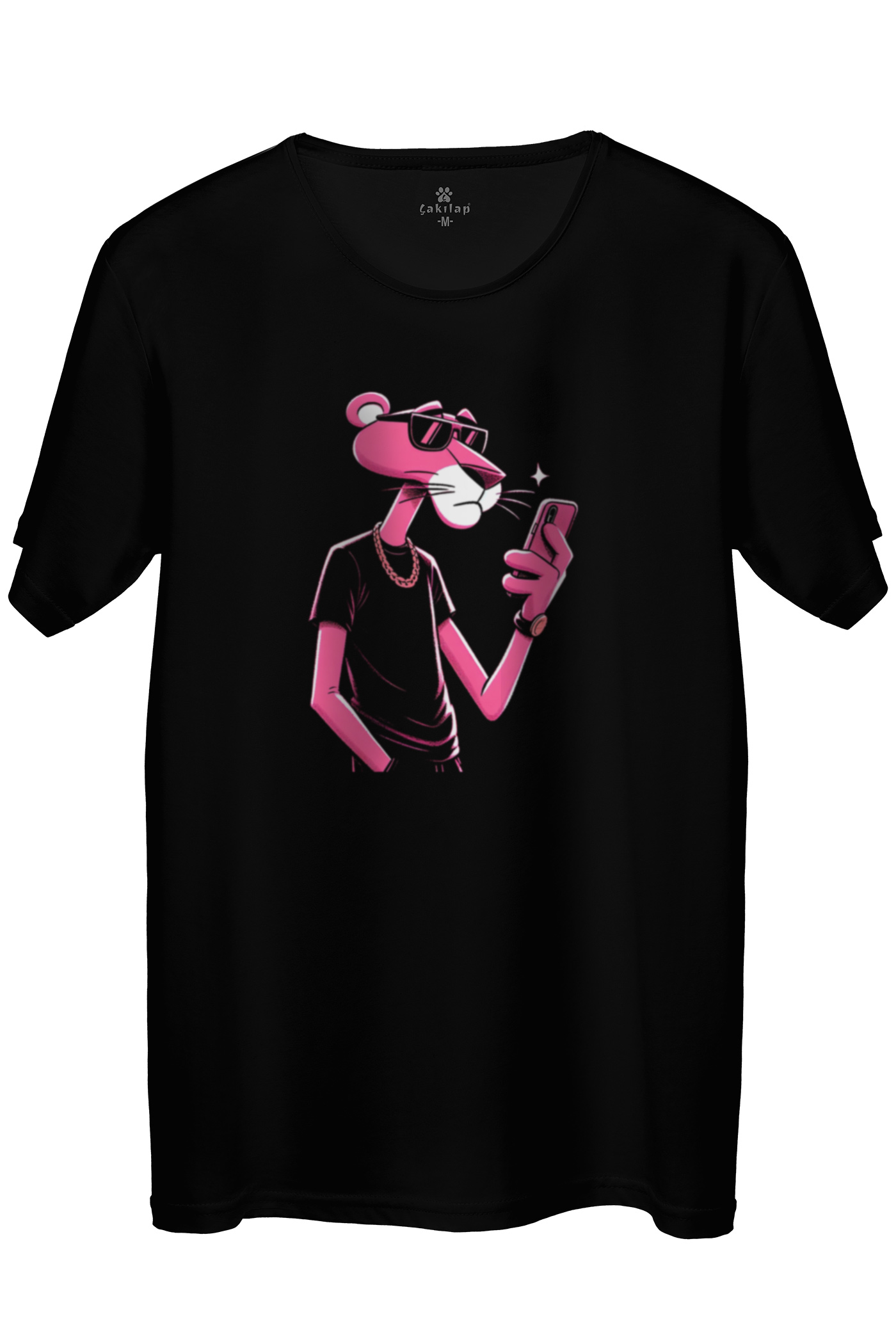 Pink Panther Baskılı Regular Tişört