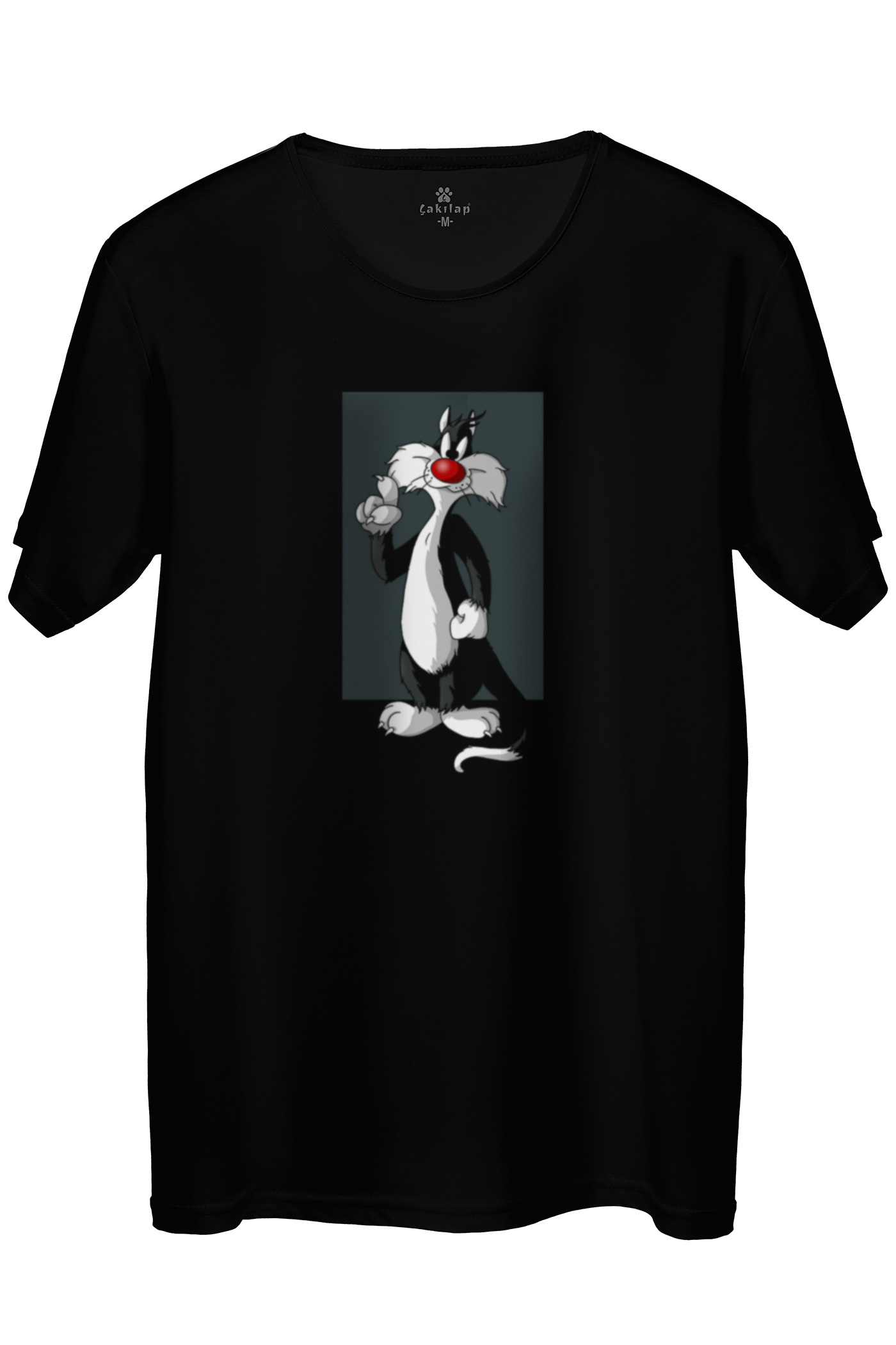 Sylvester Baskılı Regular Tişört