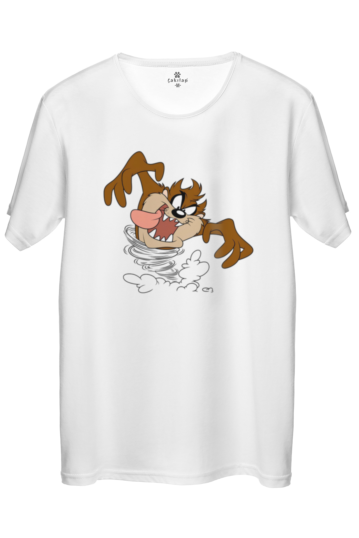 Tazmanya Canavarı Baskılı Regular Tişört