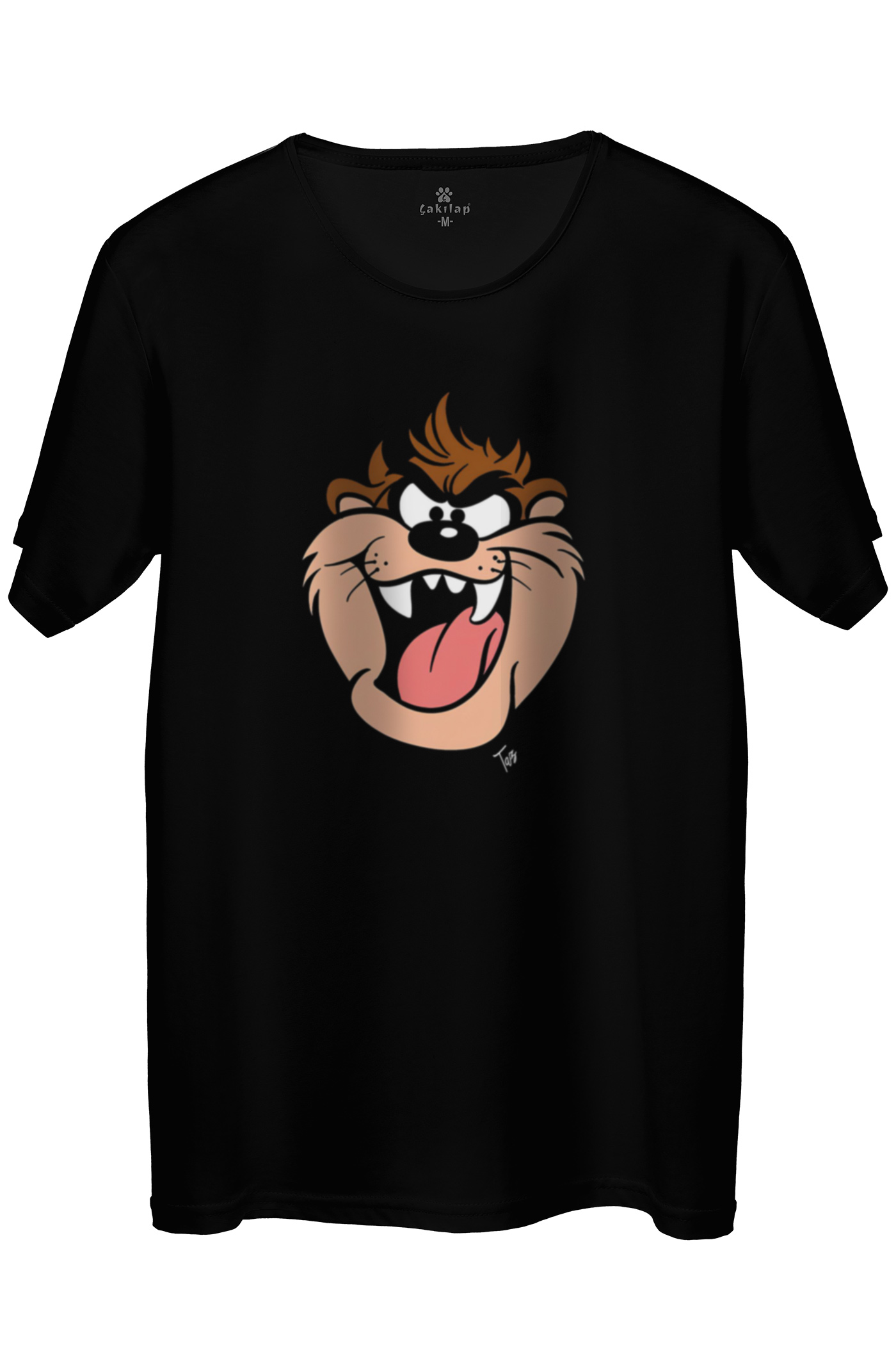 Tazmanya Canavarı Baskılı Regular Tişört