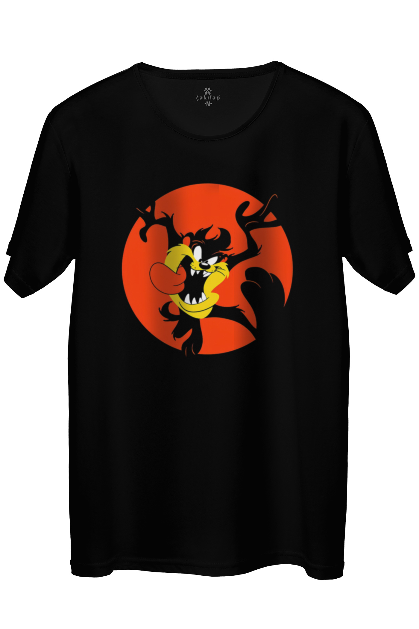 Tazmanya Canavarı Baskılı Regular Tişört