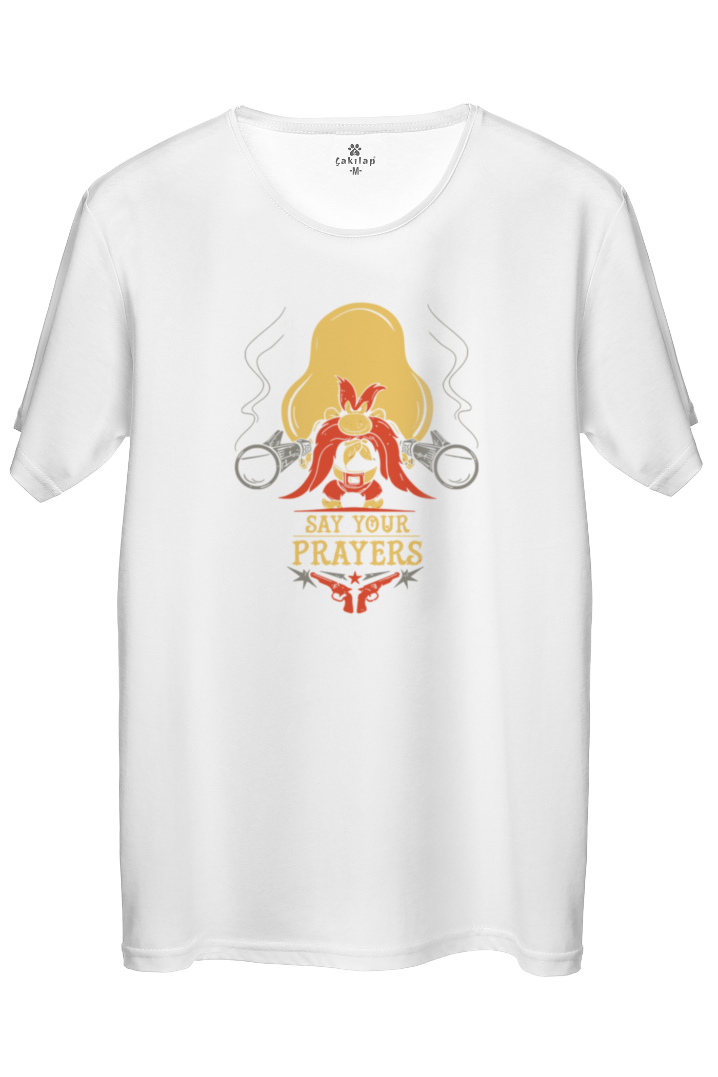 Yosemite Sam Baskılı Regular Tişört