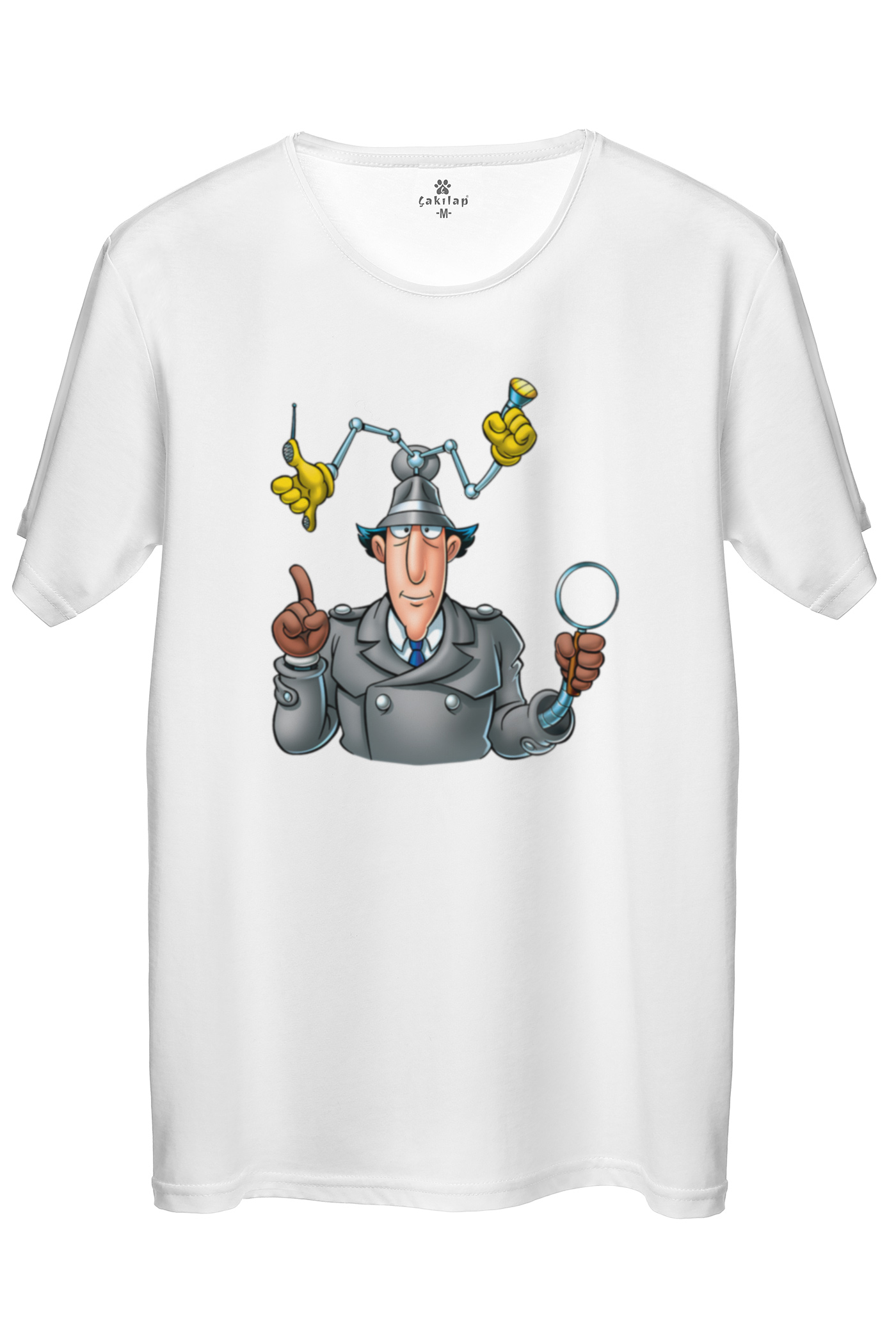 Dedektif Gatget Baskılı Regular Tişört