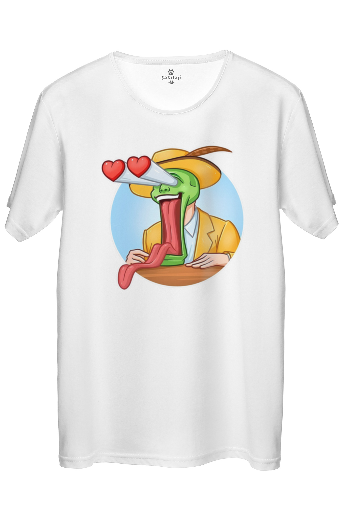 Mask Baskılı Regular Tişört