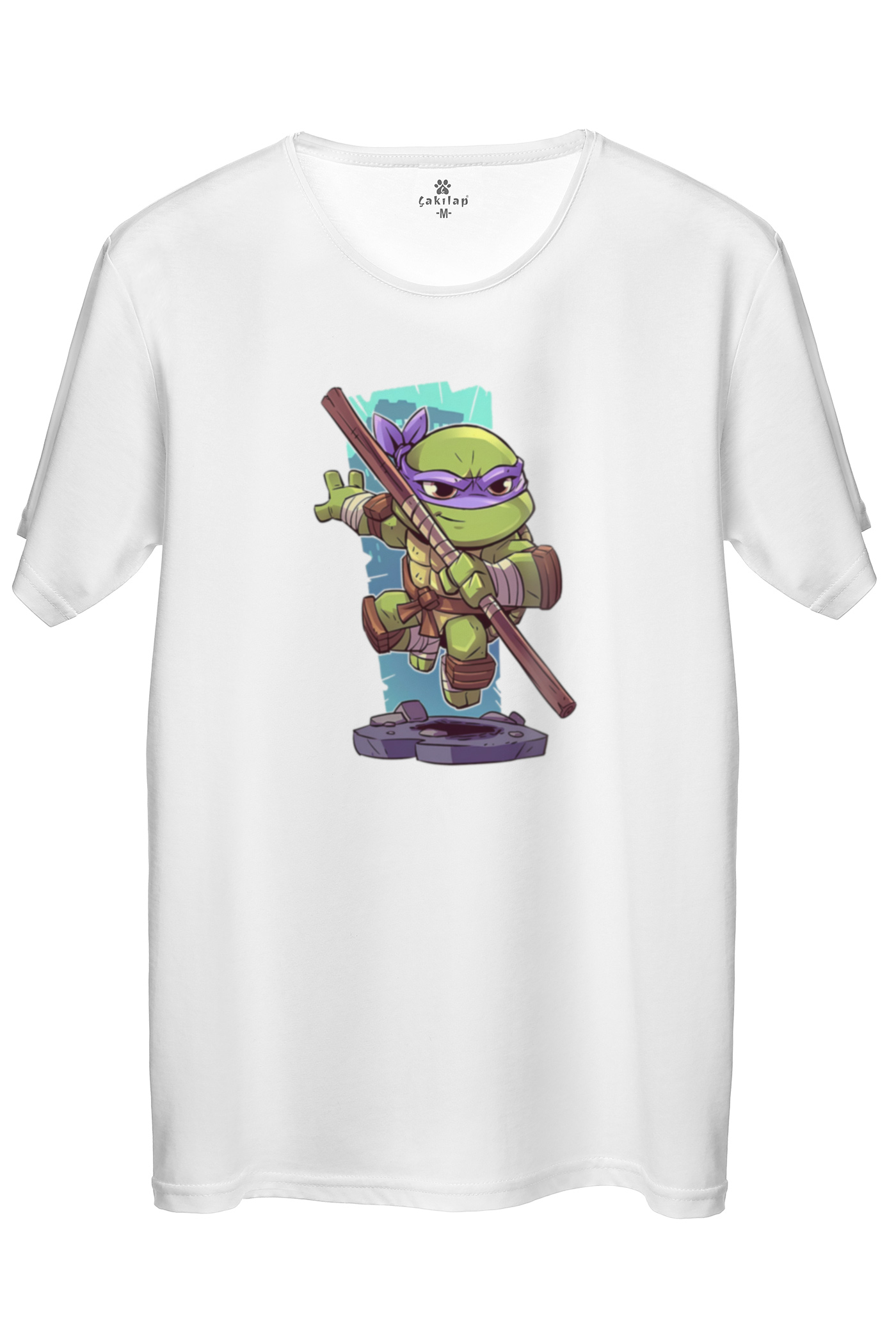 Ninja Kaplumbagalar Donatello Baskılı Regular Tişört