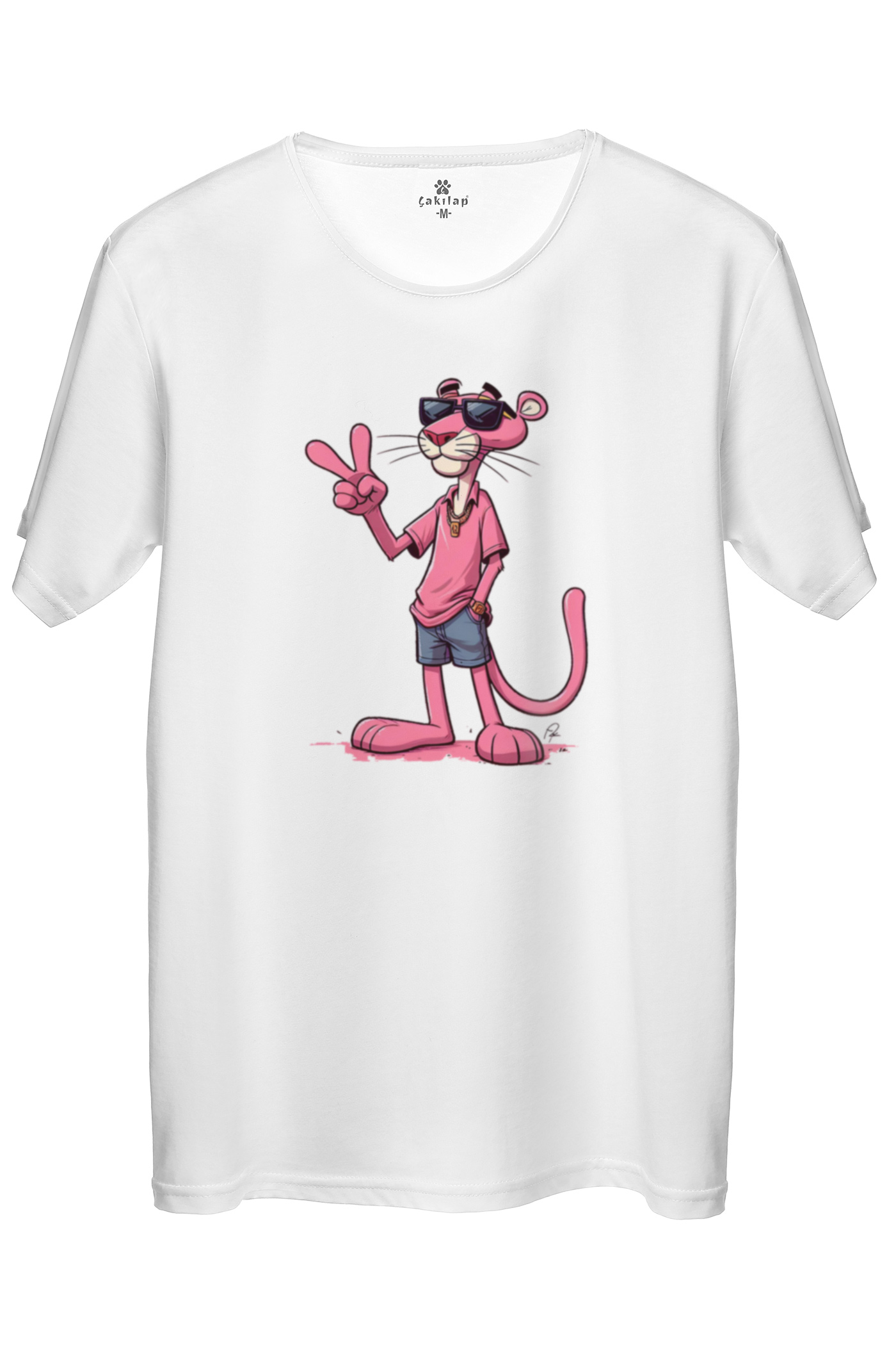 Pink Panther Baskılı Regular Tişört