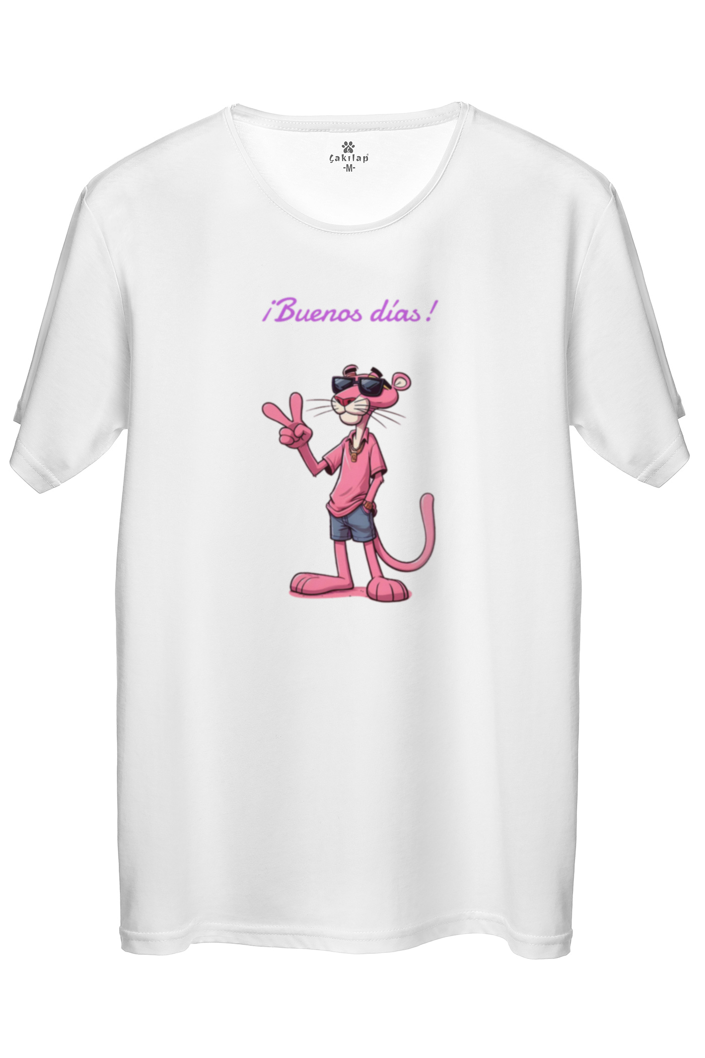 Pink Panther Baskılı Regular Tişört