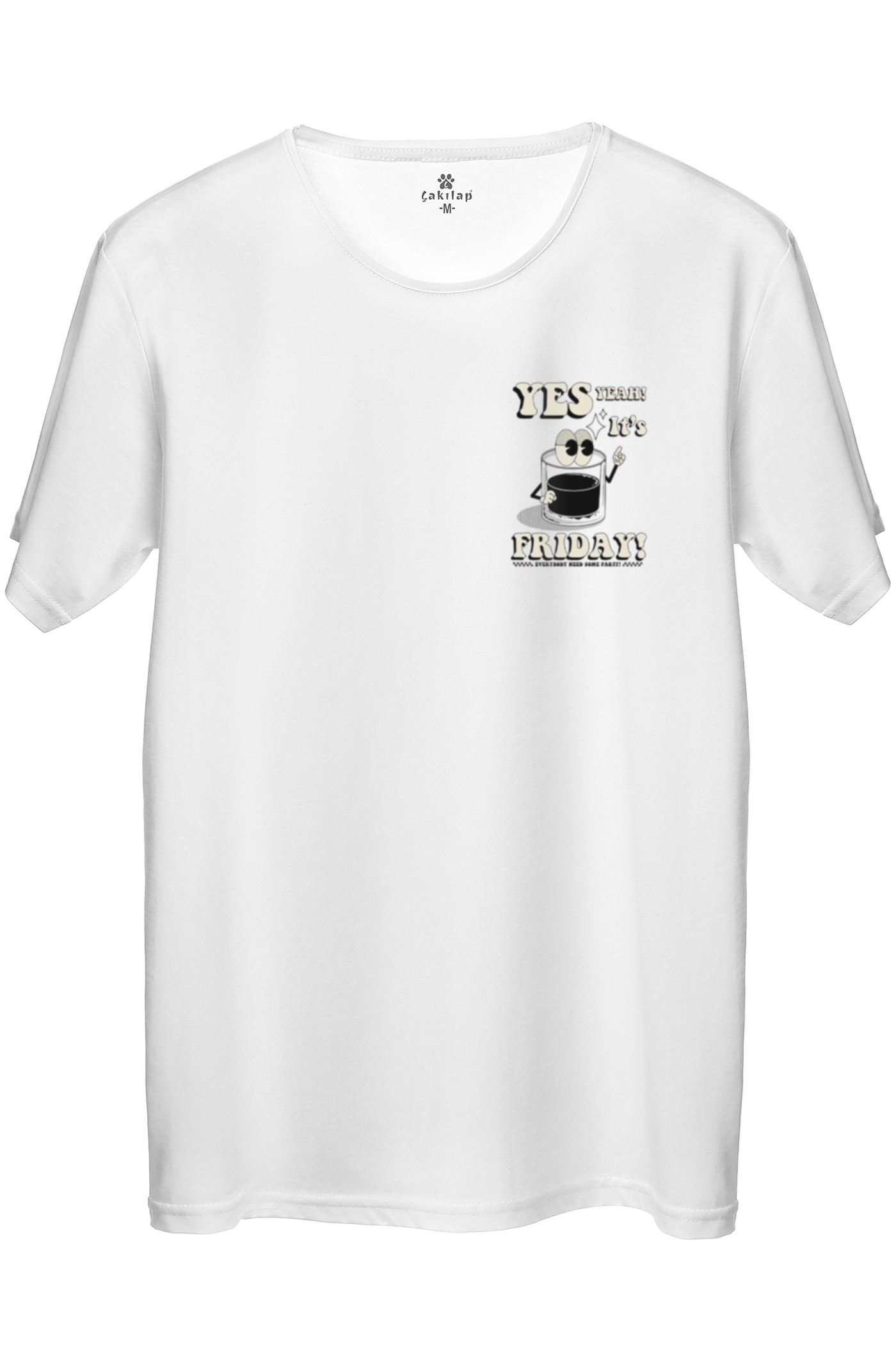 Retro Baskılı Regular Tişört