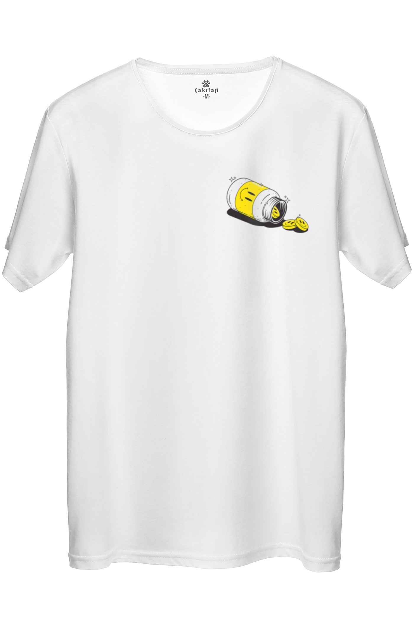 Retro Baskılı Regular Tişört