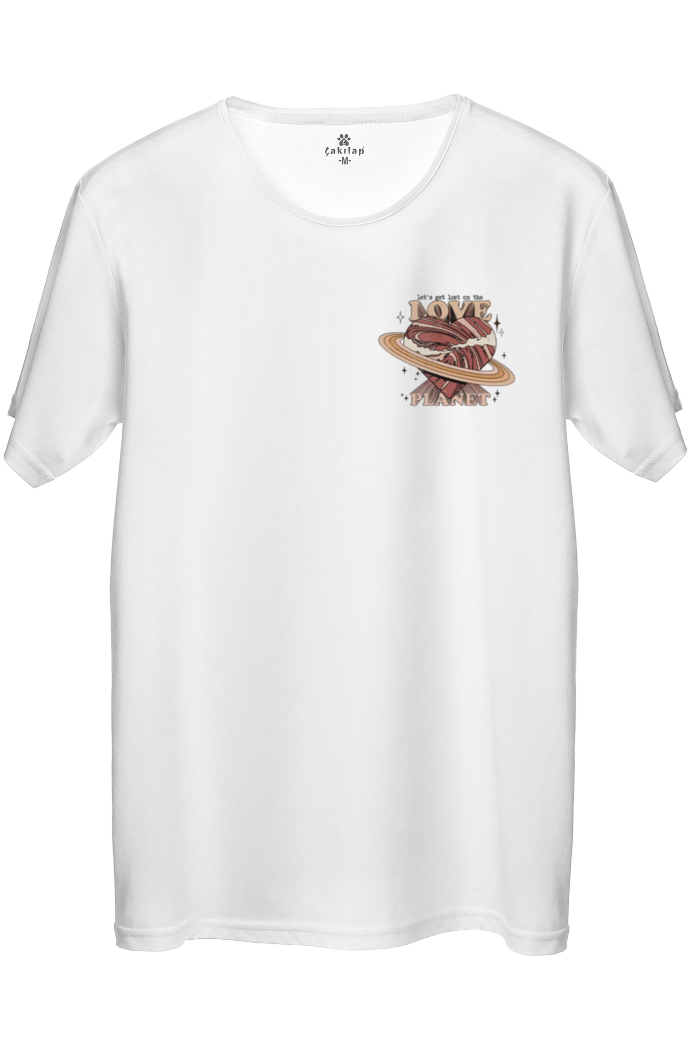 Retro Baskılı Regular Tişört