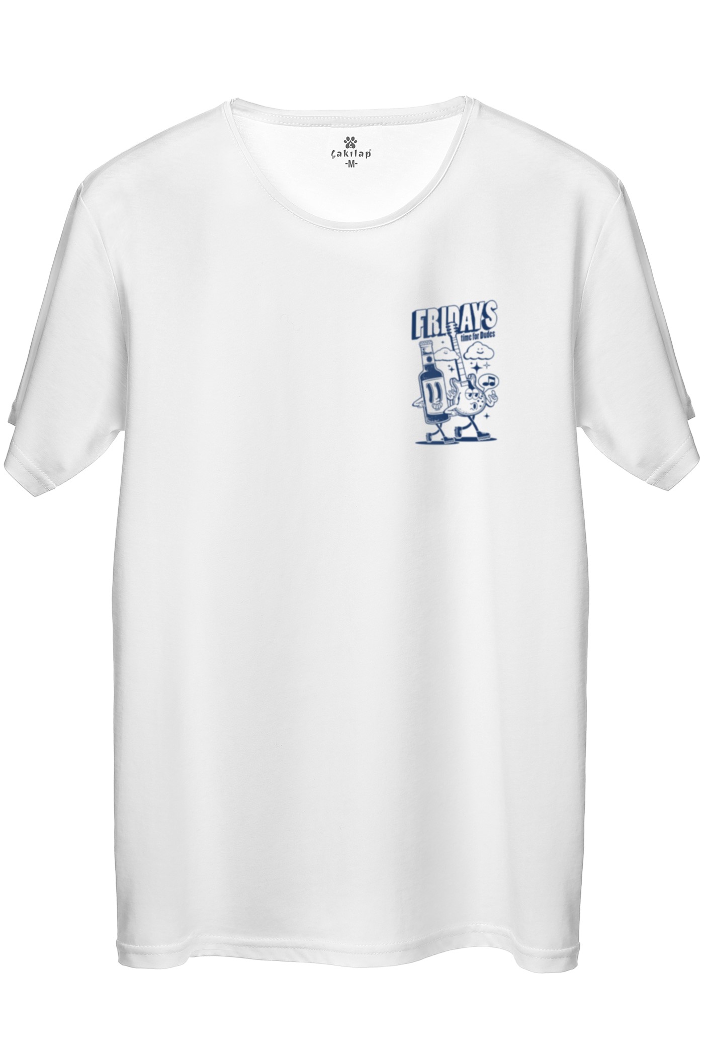 Retro Baskılı Regular Tişört