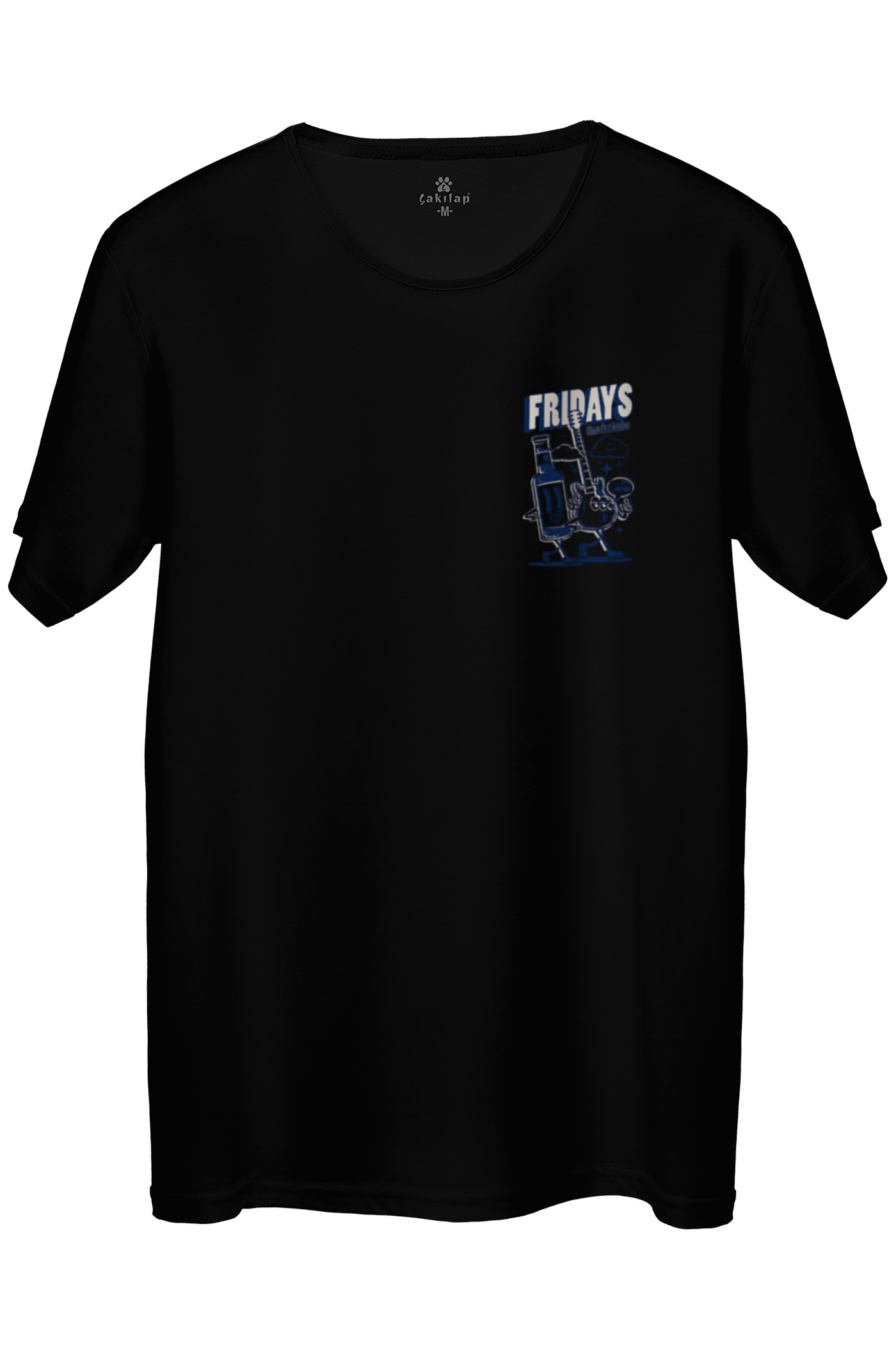 Retro Baskılı Regular Tişört