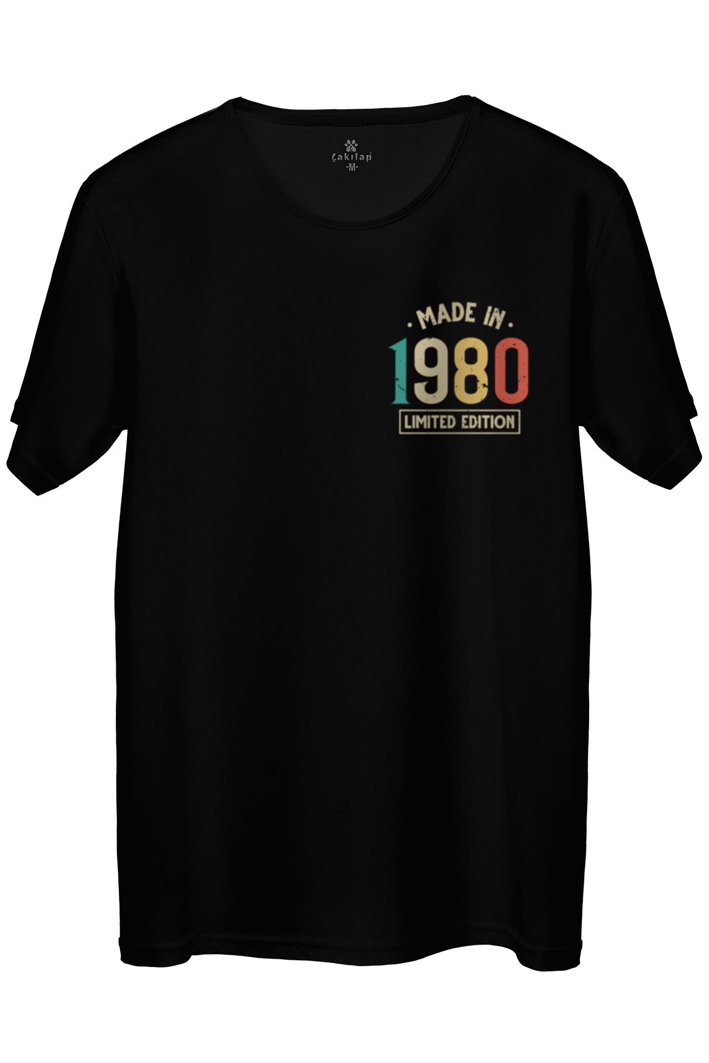 Retro Baskılı Regular Tişört