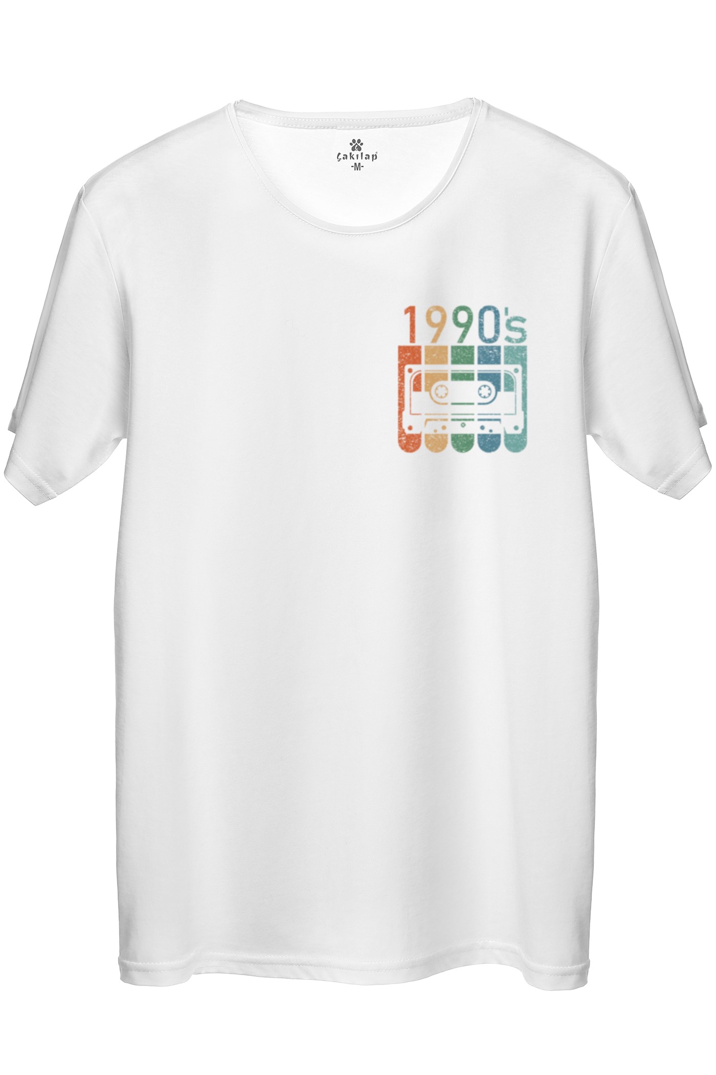 Retro Baskılı Regular Tişört