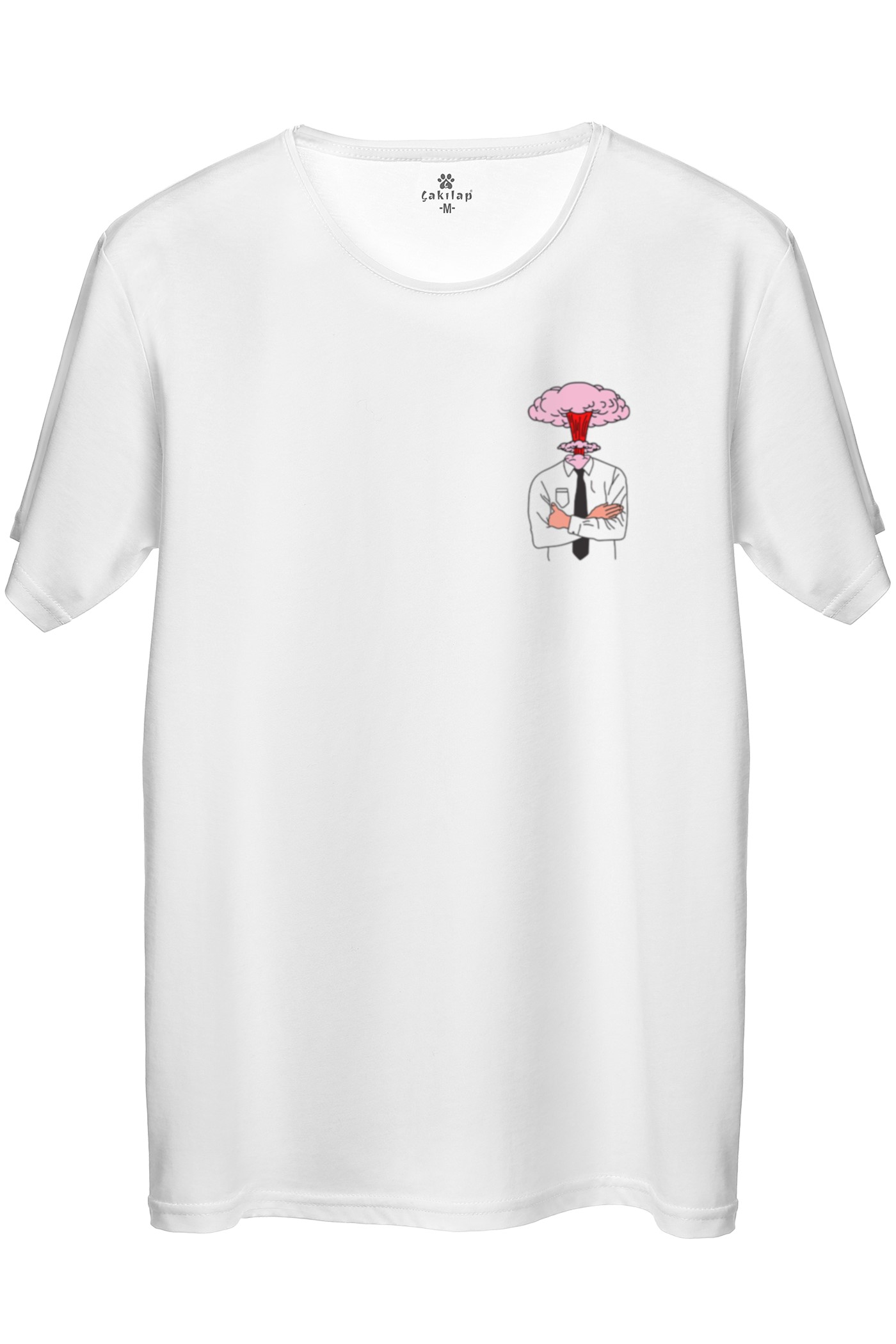 Retro Baskılı Regular Tişört