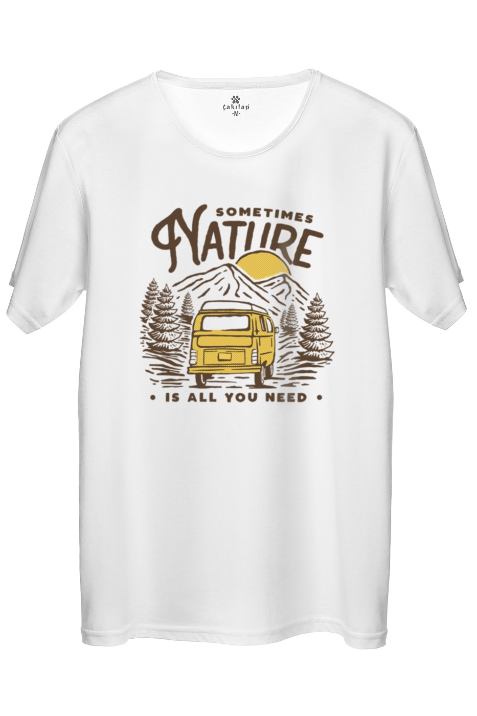 Macera-Doğa Baskılı Regular Tişört