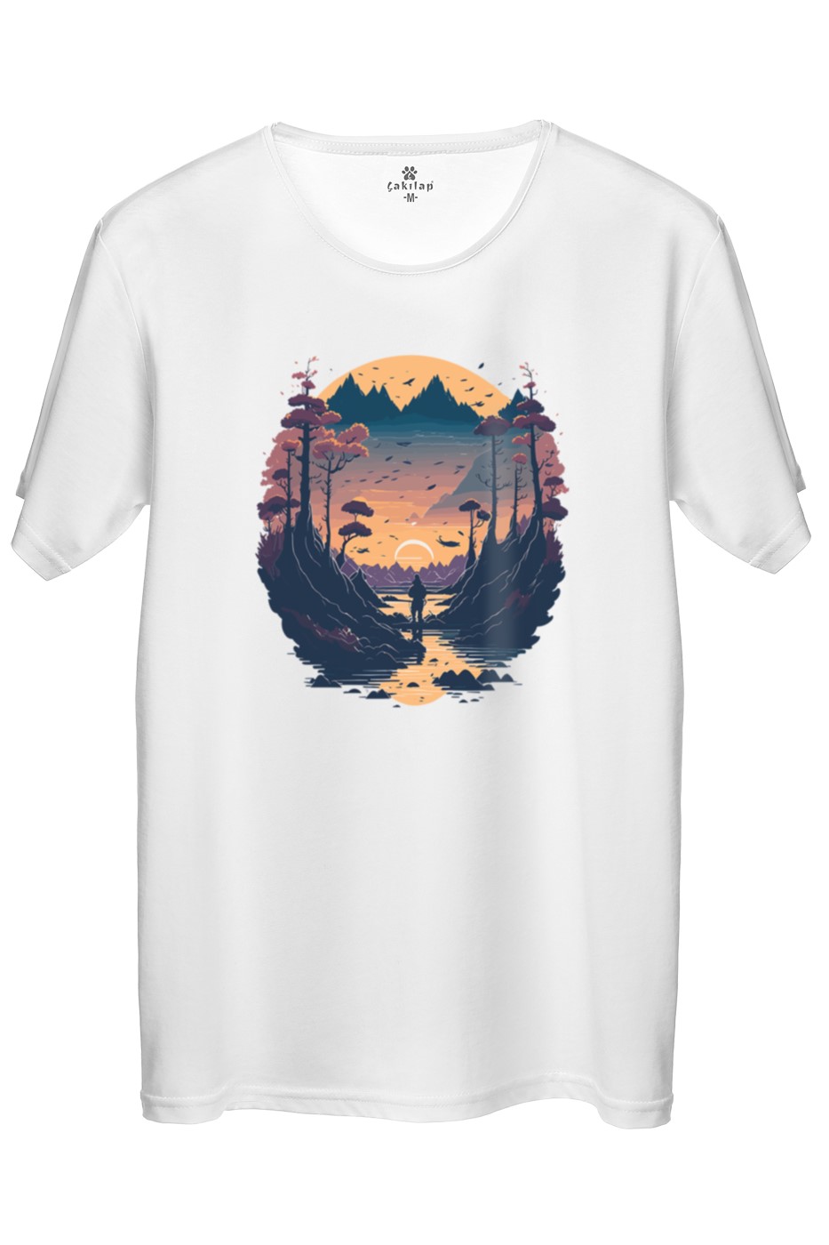 Macera-Doğa Baskılı Regular Tişört